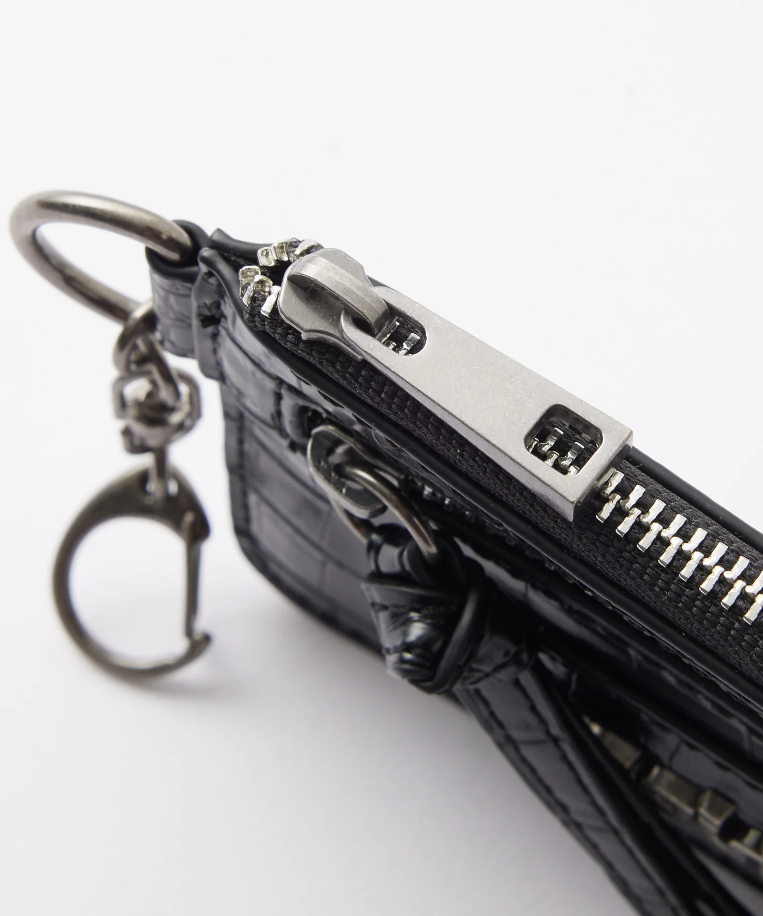 MILLS LOGO FAUX CROCO CARD CASE - Image 7