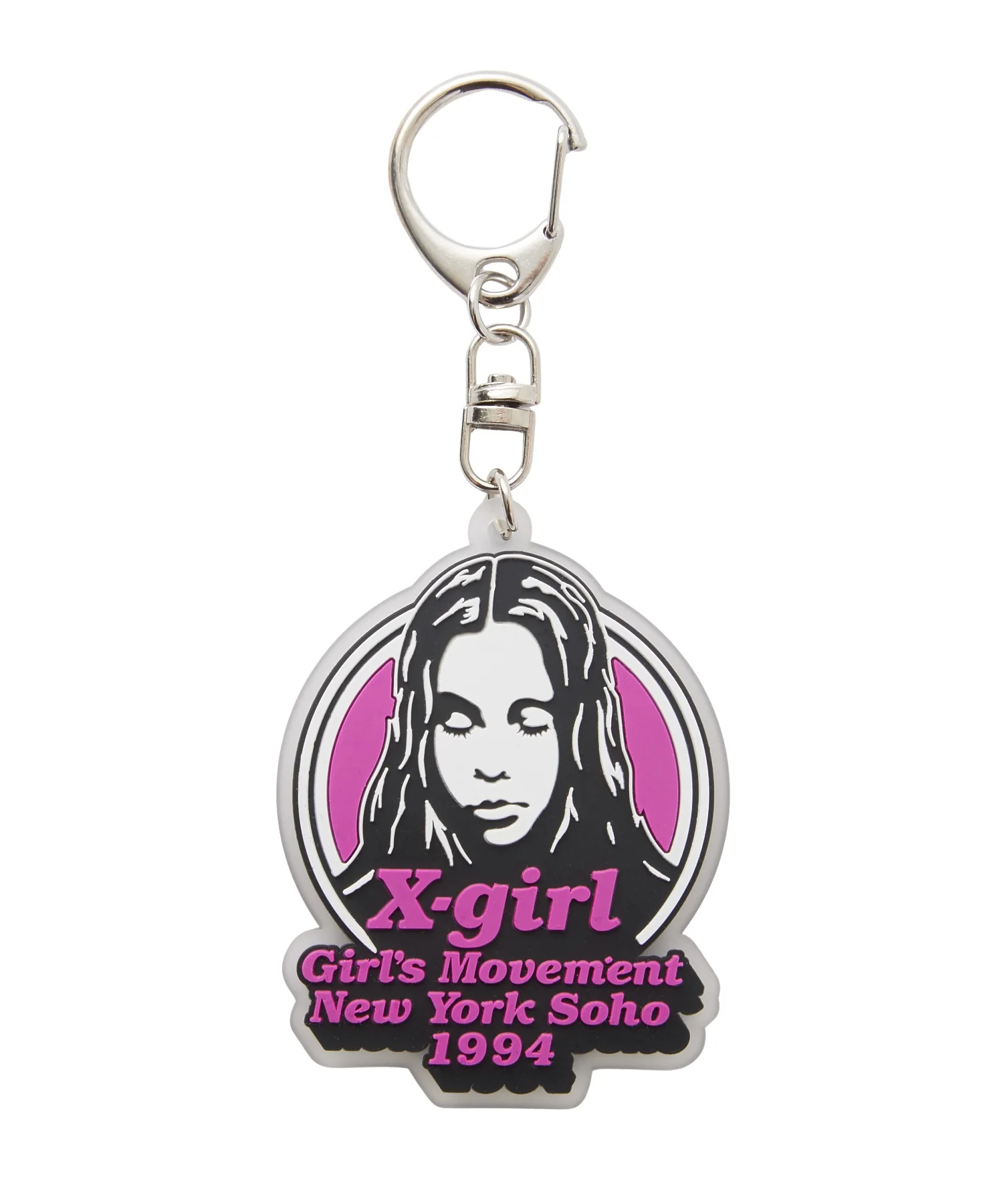 MESSAGE AND FACE RUBBER KEY CHARM
