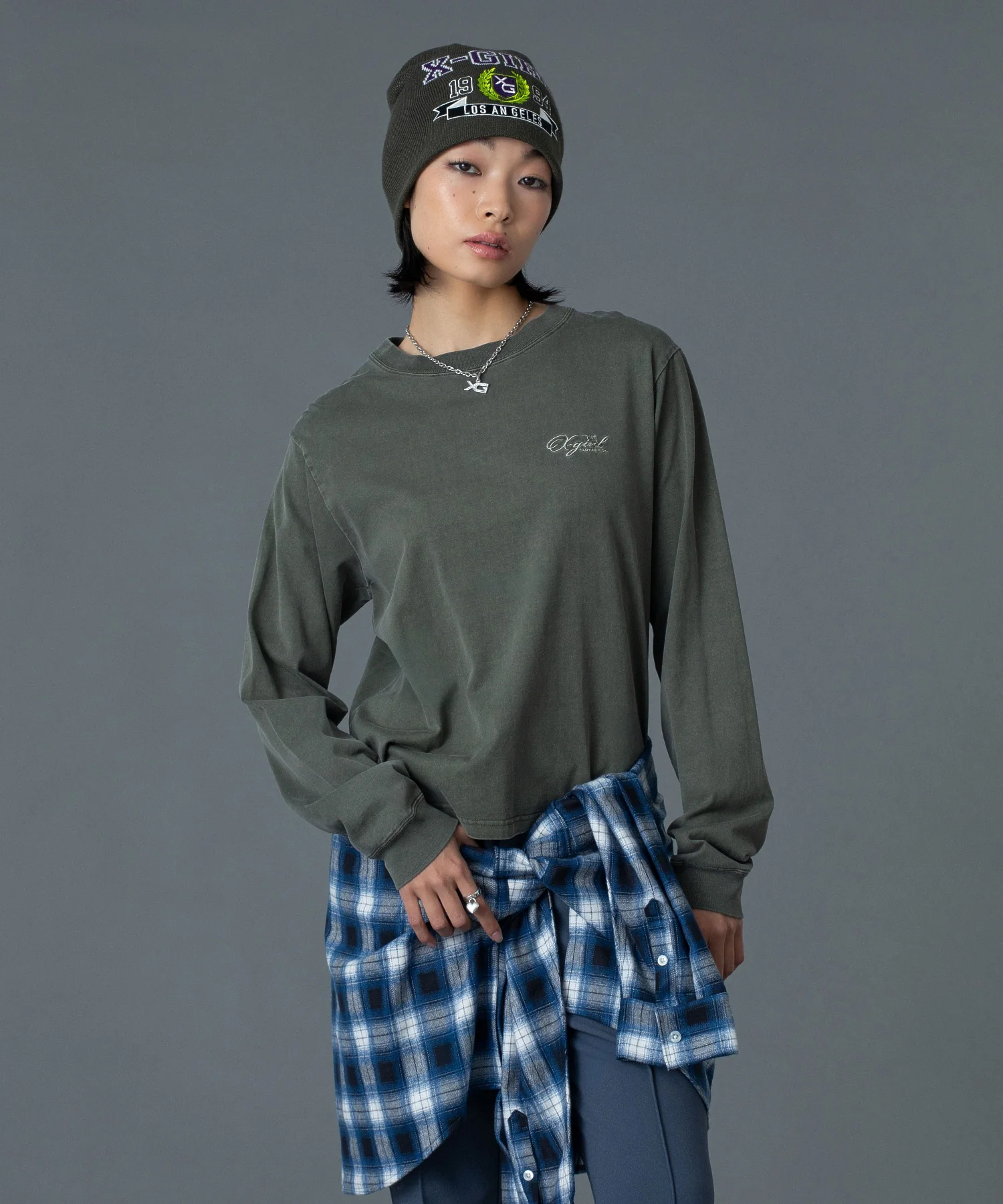 PIGMENT DYED FACE AND LOGO SQUARE PATCH L/S TEE - Image 18