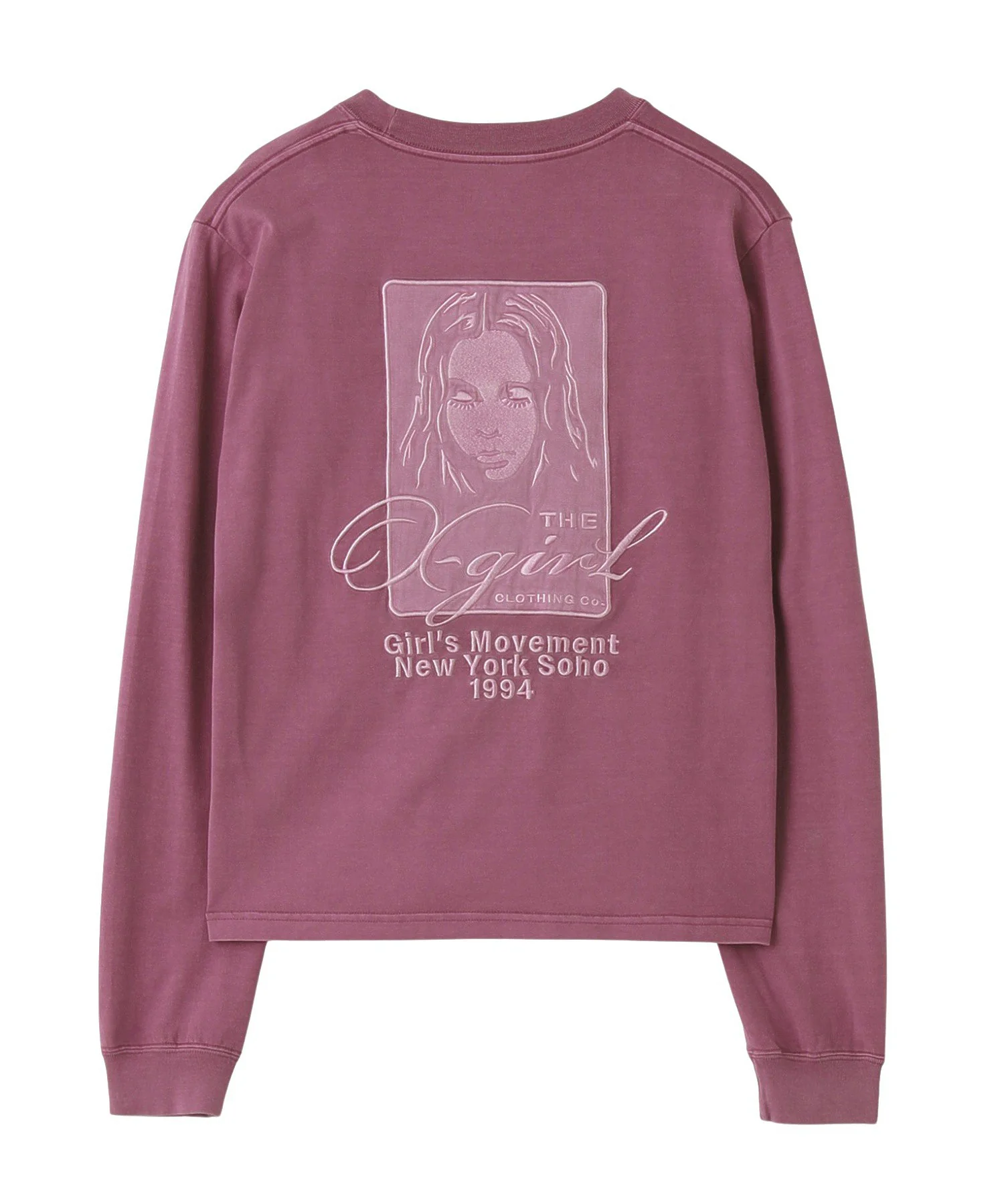PIGMENT DYED FACE AND LOGO SQUARE PATCH L/S TEE - Image 42