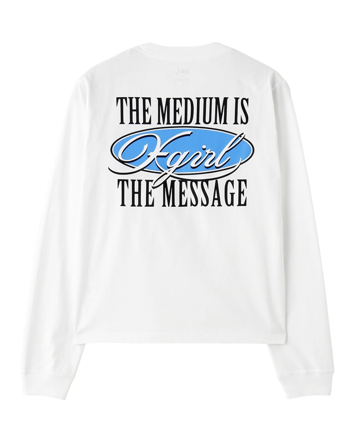 OVAL LOGO AND MESSAGE L/S TEE - Image 13