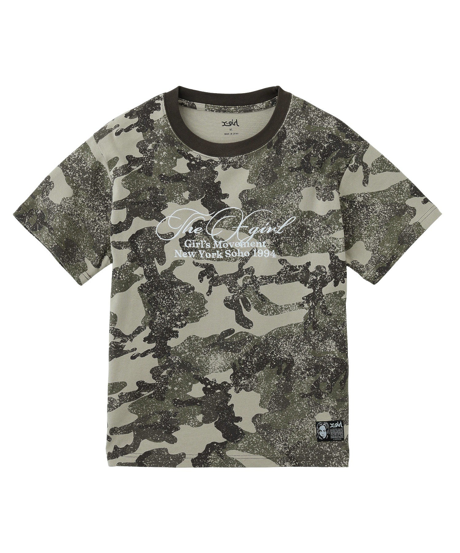 FADED CURSIVE SCRIPT LOGO CAMO S/S TEE - Image 18