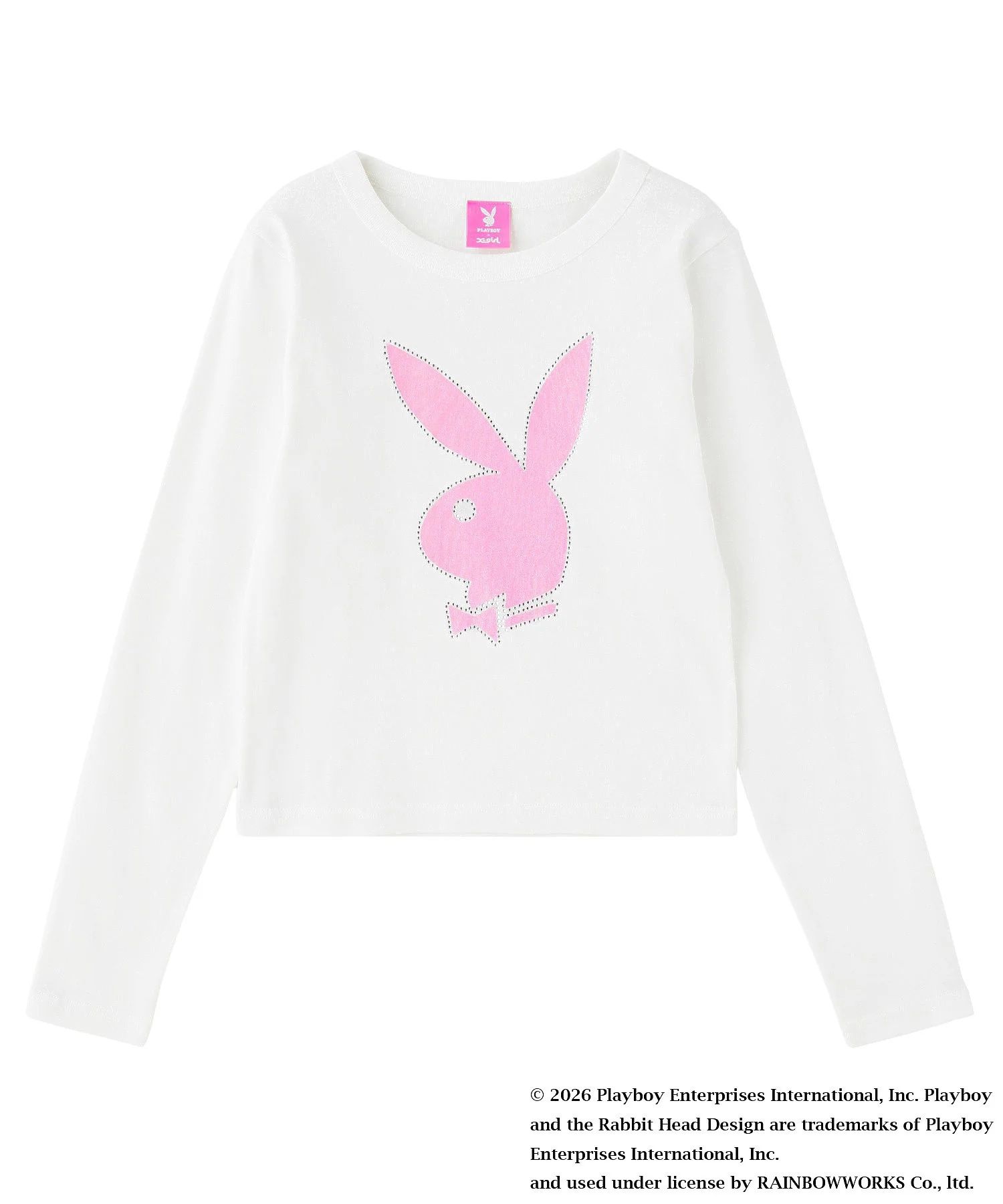 PLAYBOY × X-girl L/S BABY TEE - Image 15