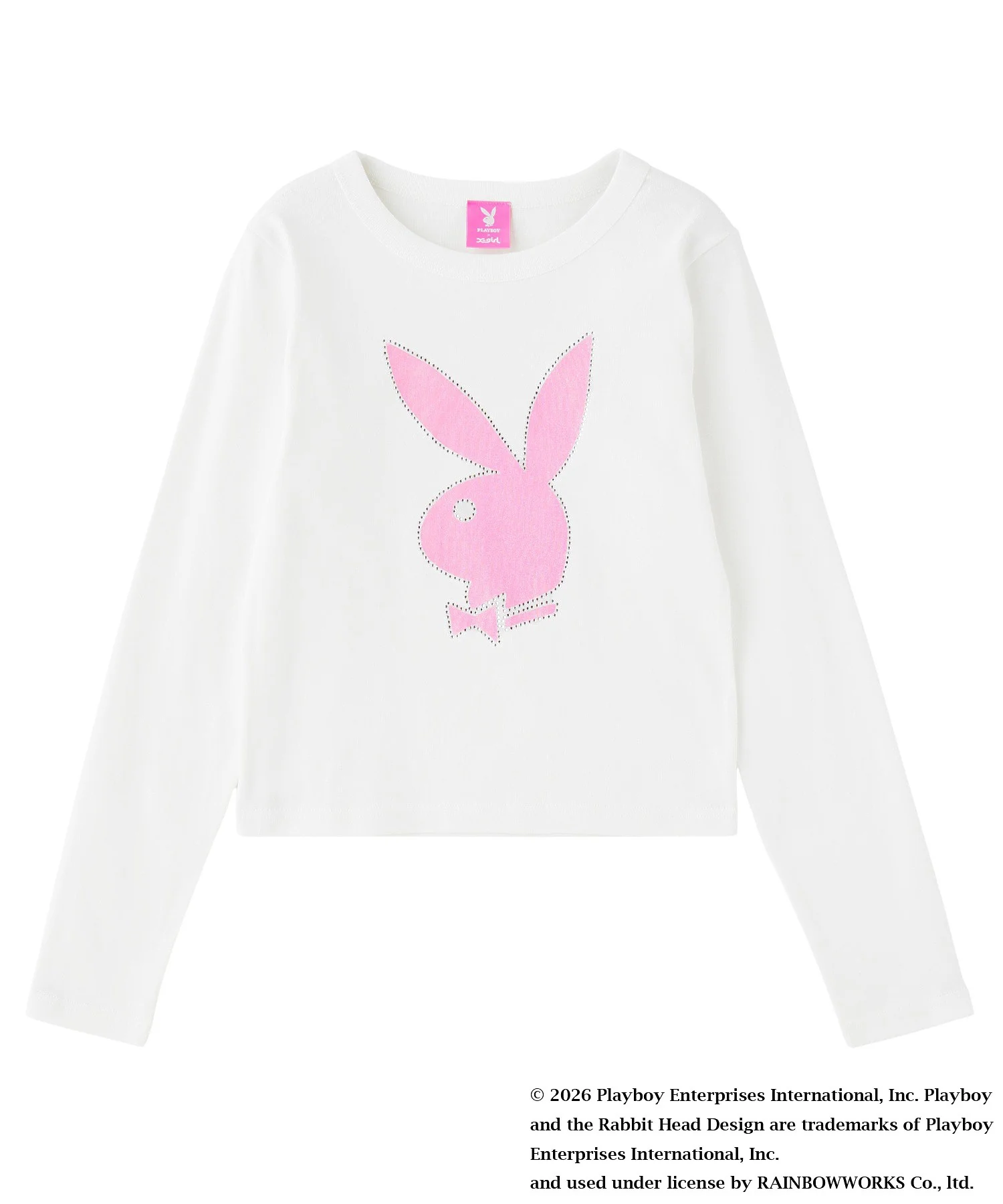 PLAYBOY × X-girl L/S BABY TEE - Image 5