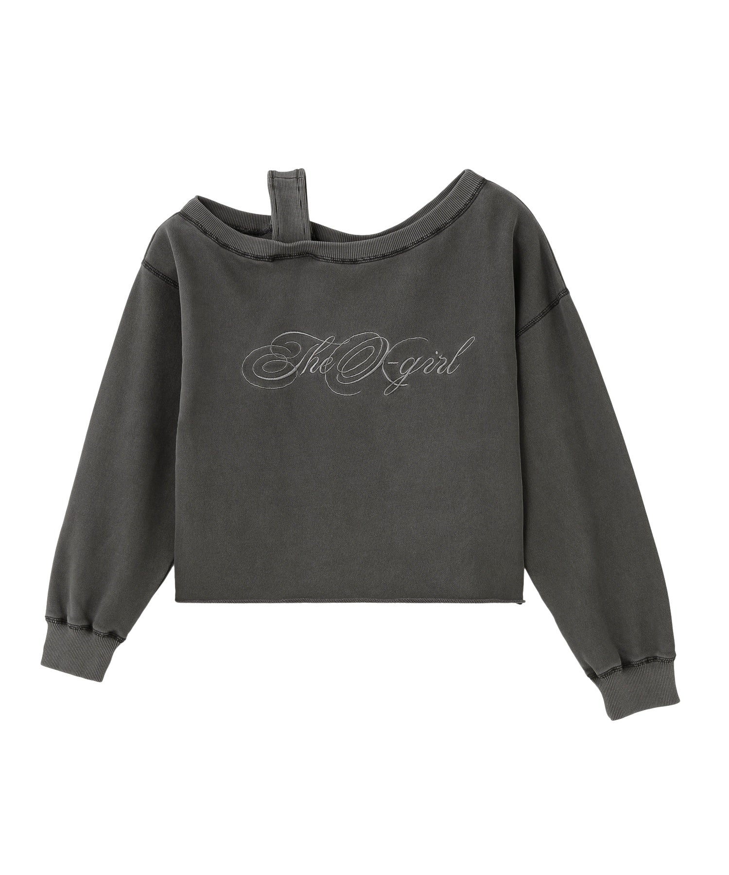 FADED LAYERED SHOULDER SWEAT TOP - Image 7