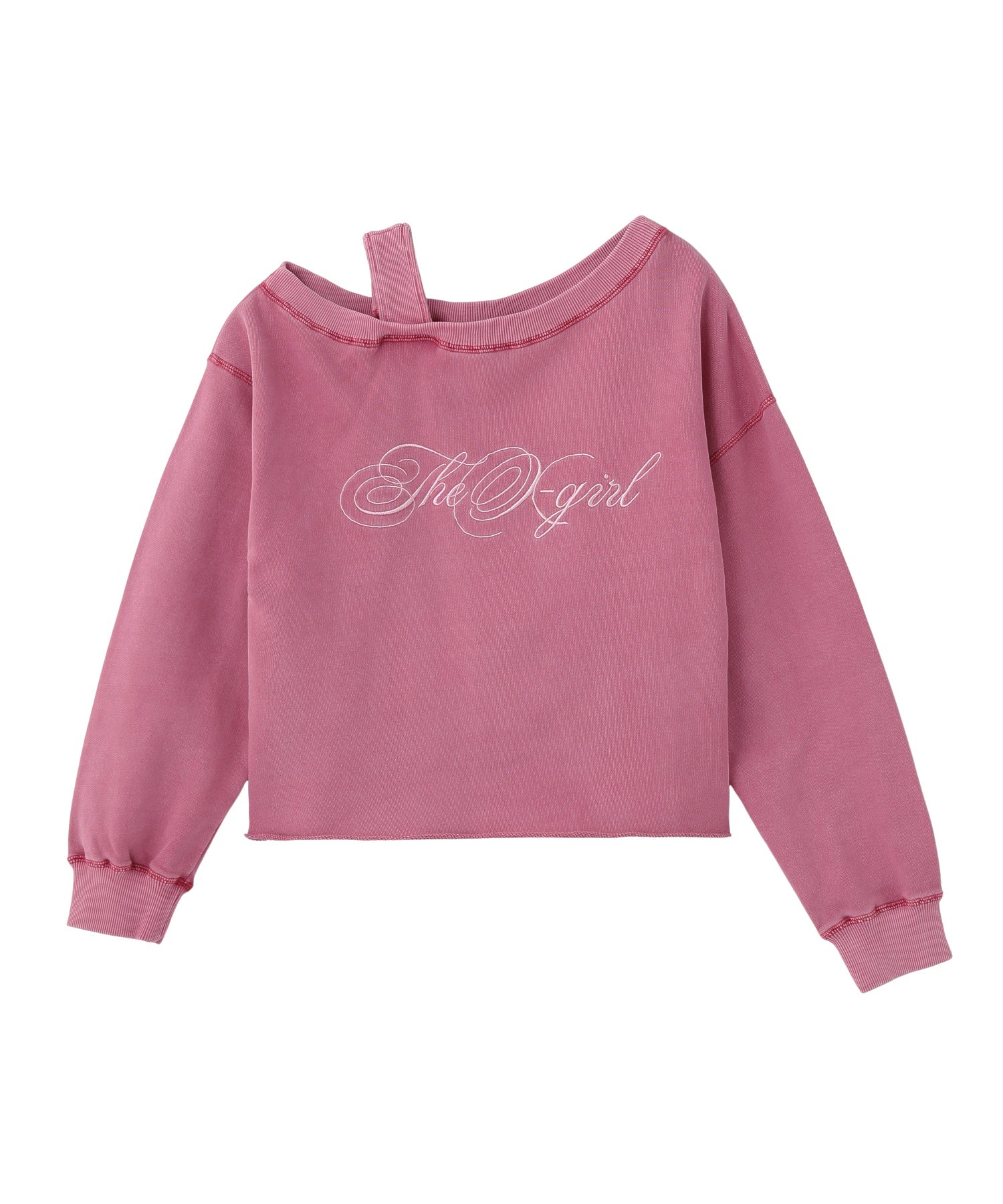 FADED LAYERED SHOULDER SWEAT TOP - Image 9