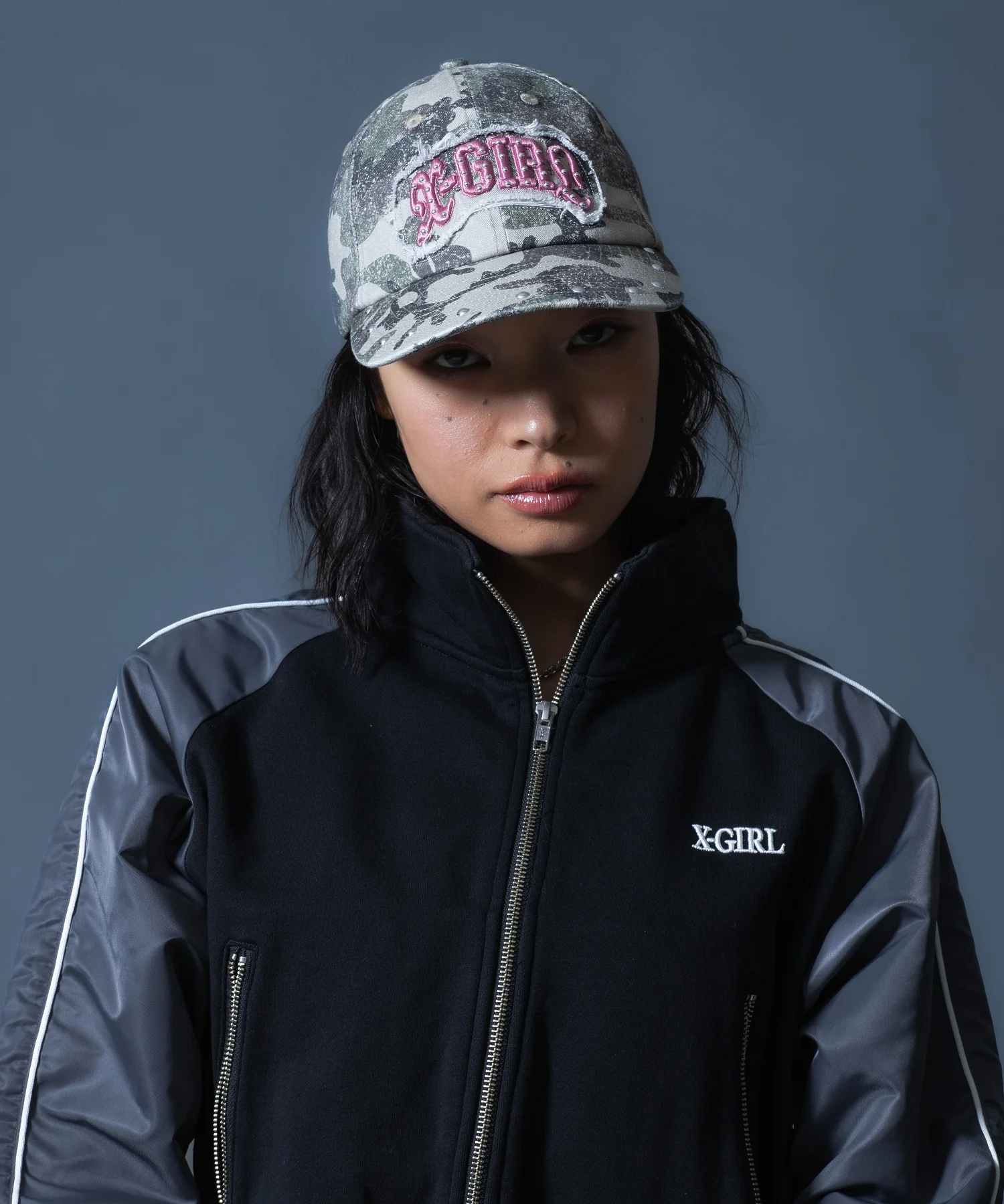 WOVEN MIX SWEAT ZIP UP TOP - Image 16
