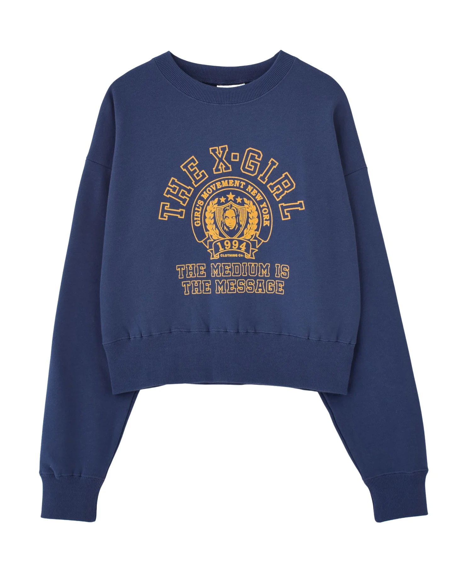 COLLEGE LOGO COMPACT SWEAT TOP - Image 6