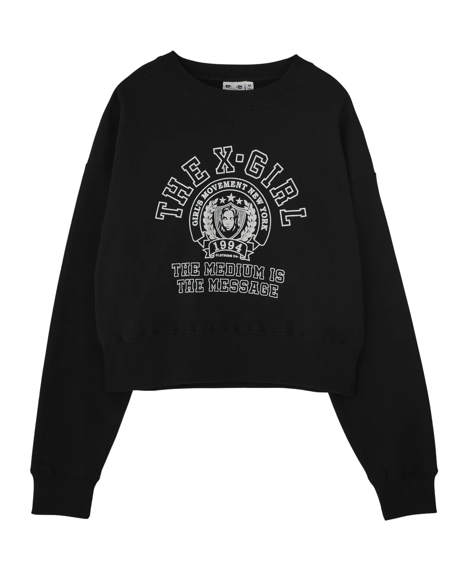 COLLEGE LOGO COMPACT SWEAT TOP - Image 7