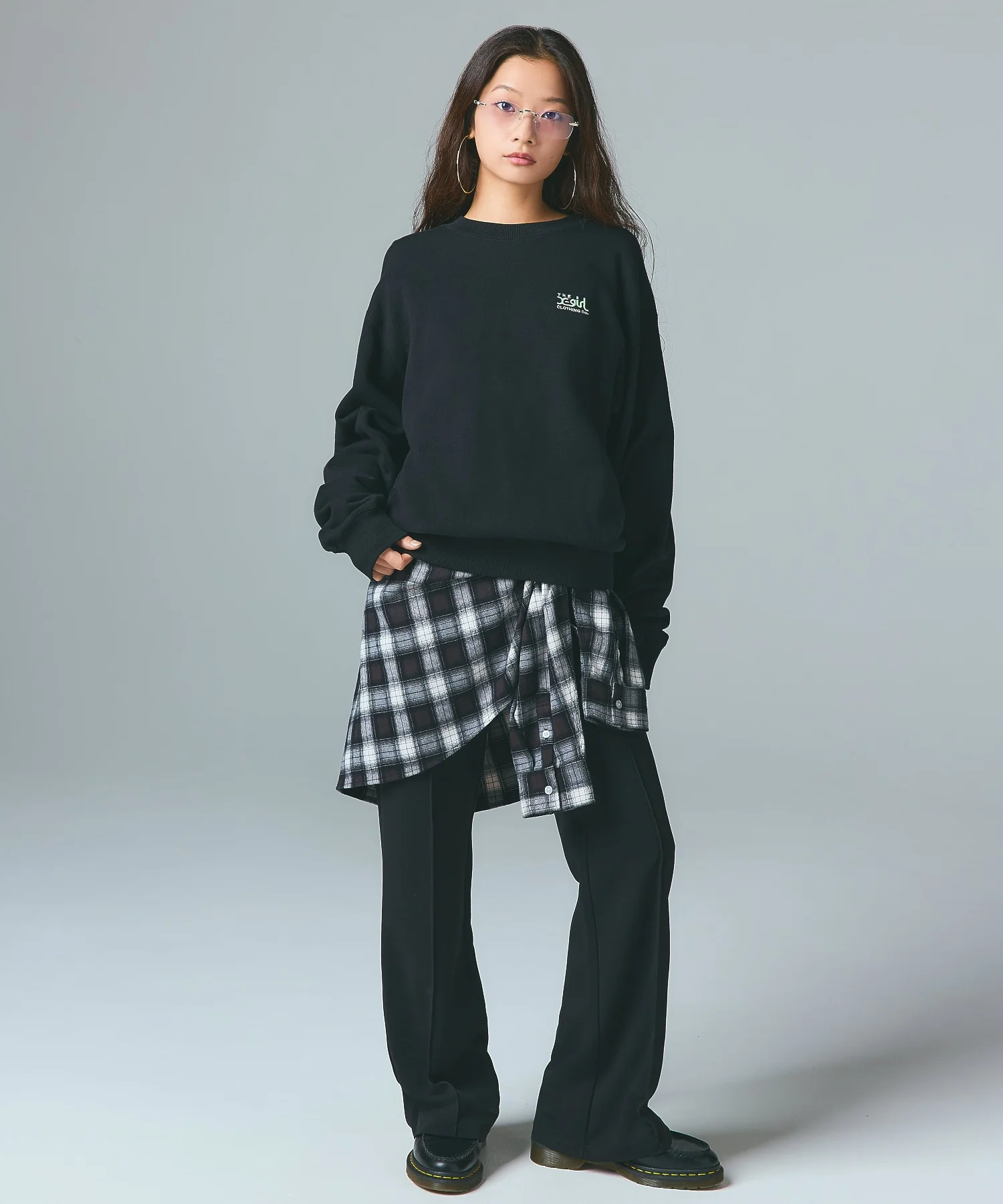 NEON BOX EMBROIDERED LOGO SWEAT TOP - Image 7