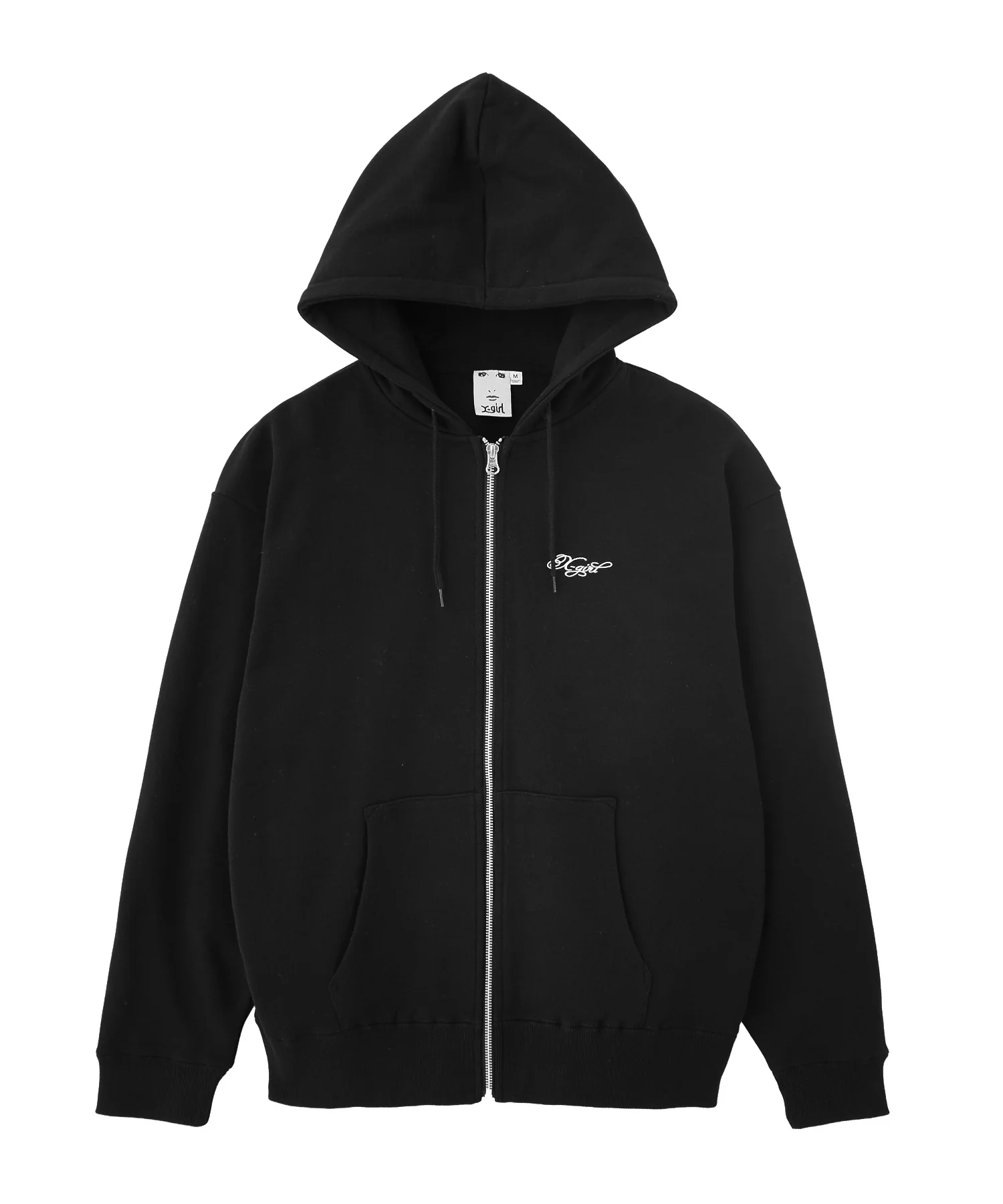 RHINESTONE LOGO AND FACE ZIP UP SWEAT HOODIE - Image 22