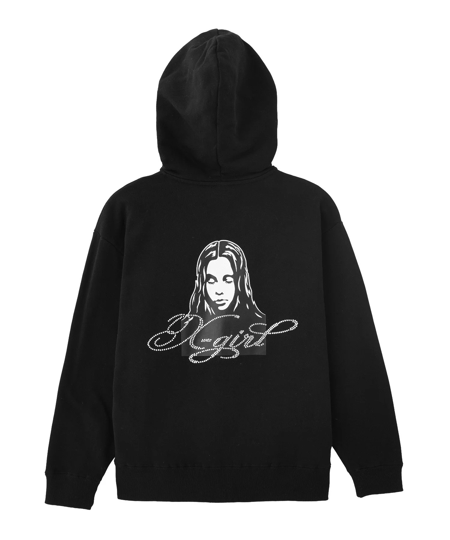 RHINESTONE LOGO AND FACE ZIP UP SWEAT HOODIE - Image 28