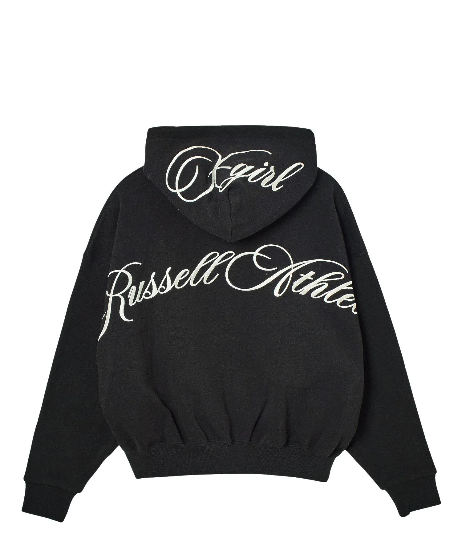 X-girl × Russell SCRIPT LOGO ZIP UP SWEAT HOODIE - Image 14