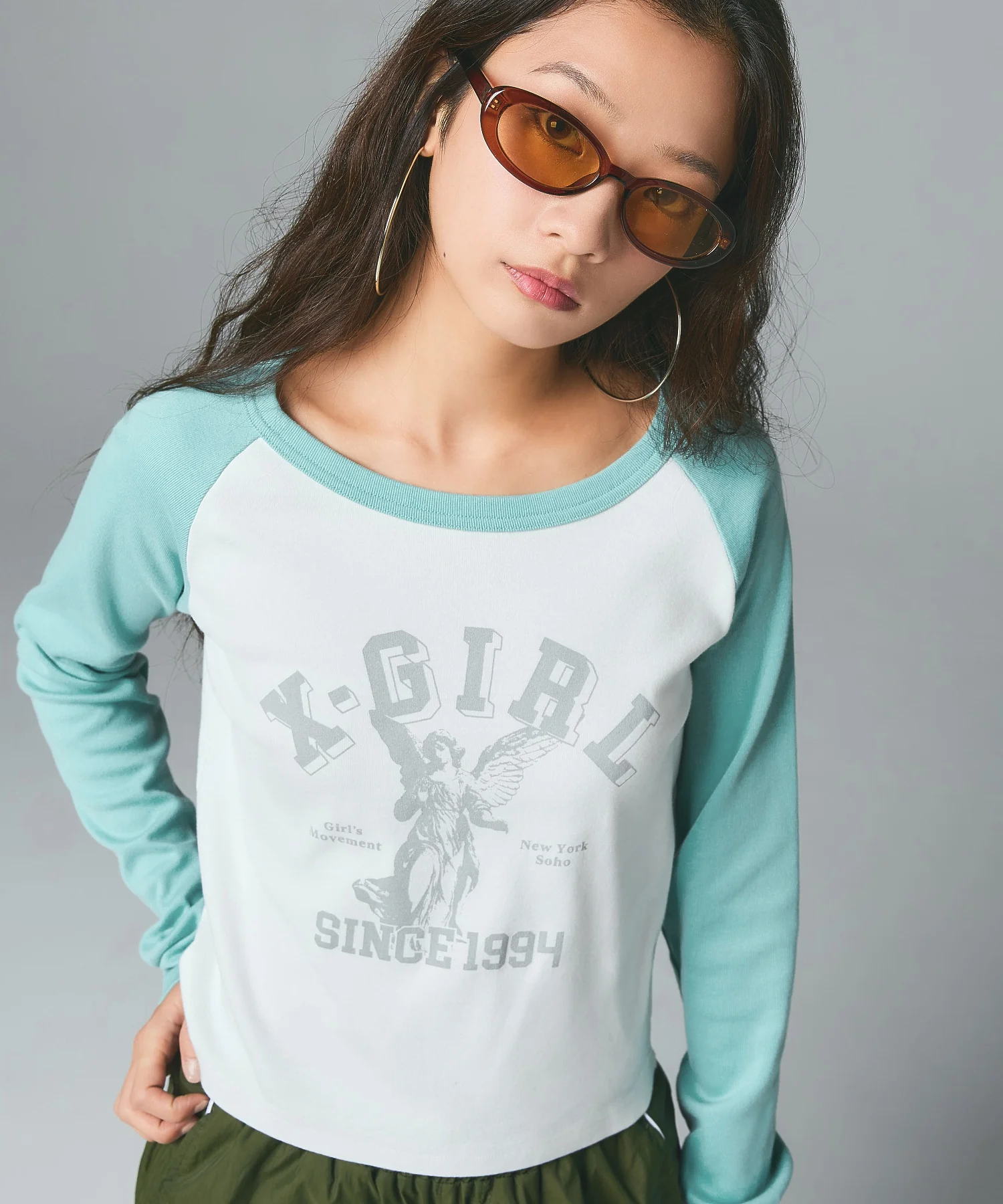 ANGEL AND LOGO RAGLAN L/S BABY TEE - Image 4