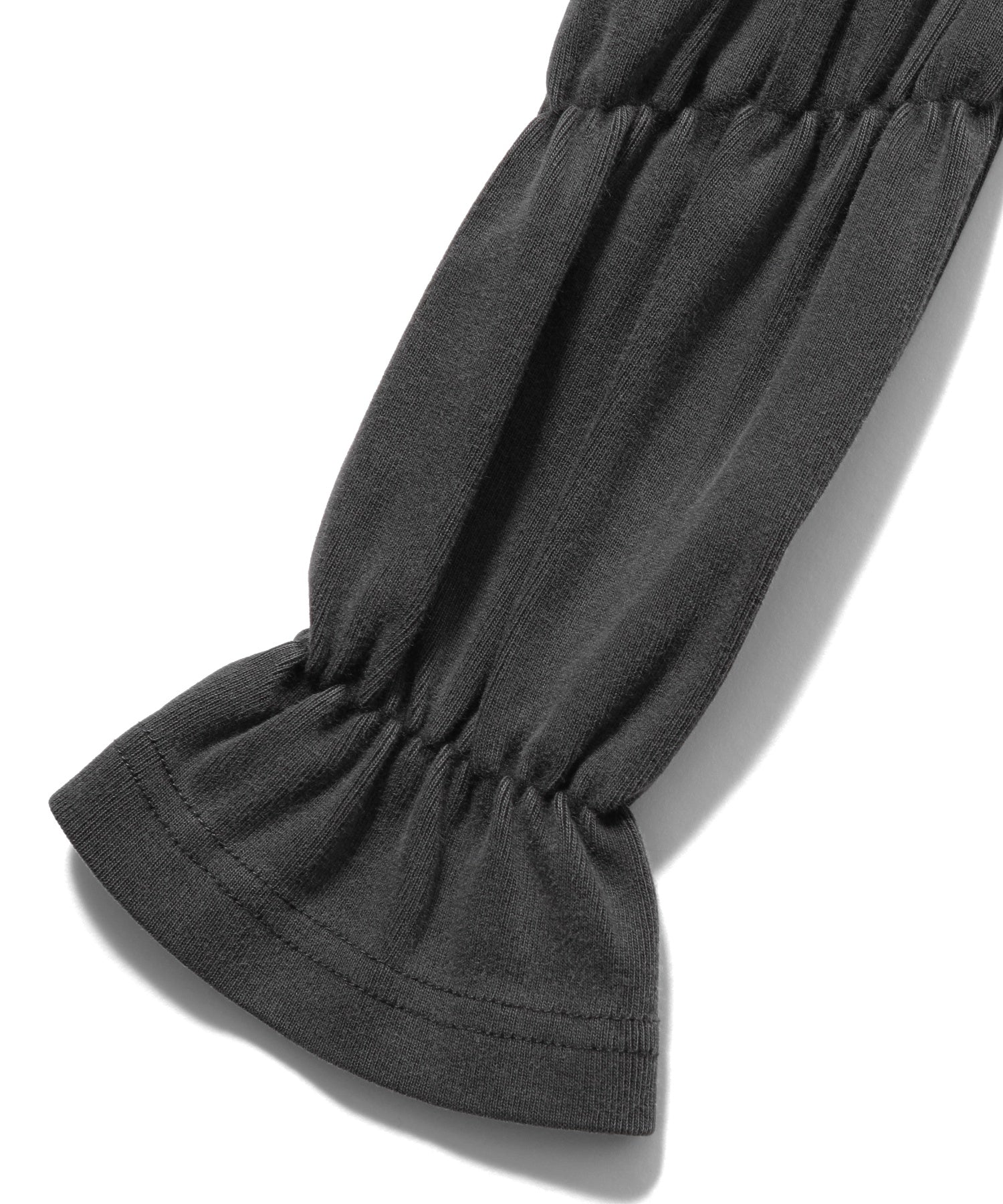FADED SHIRRED COMPACT ZIP UP HOODIE - Image 16