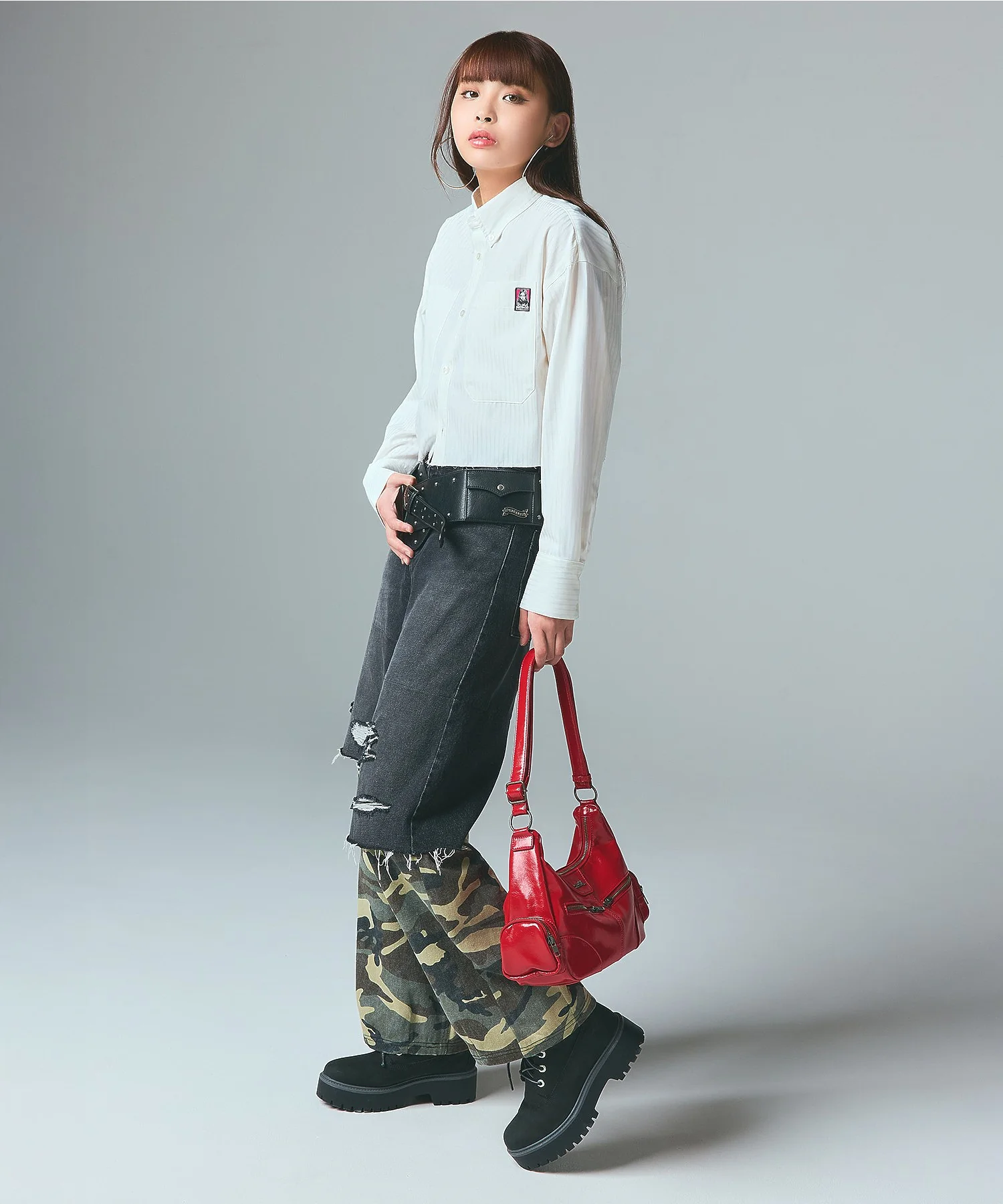 FACE CROPPED L/S SHIRT - Image 3