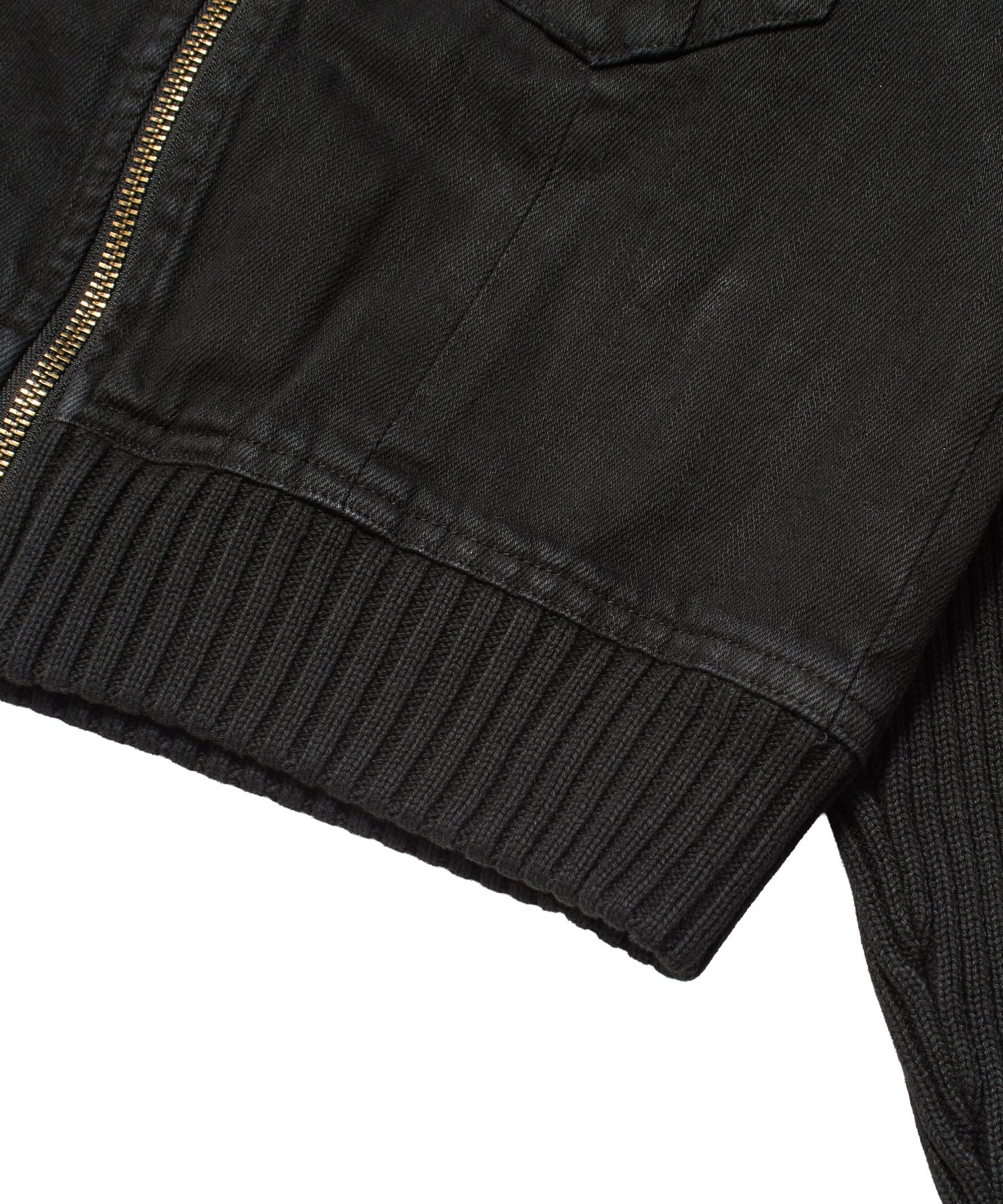 FADED RIBBED SLEEVE JACKET - Image 18