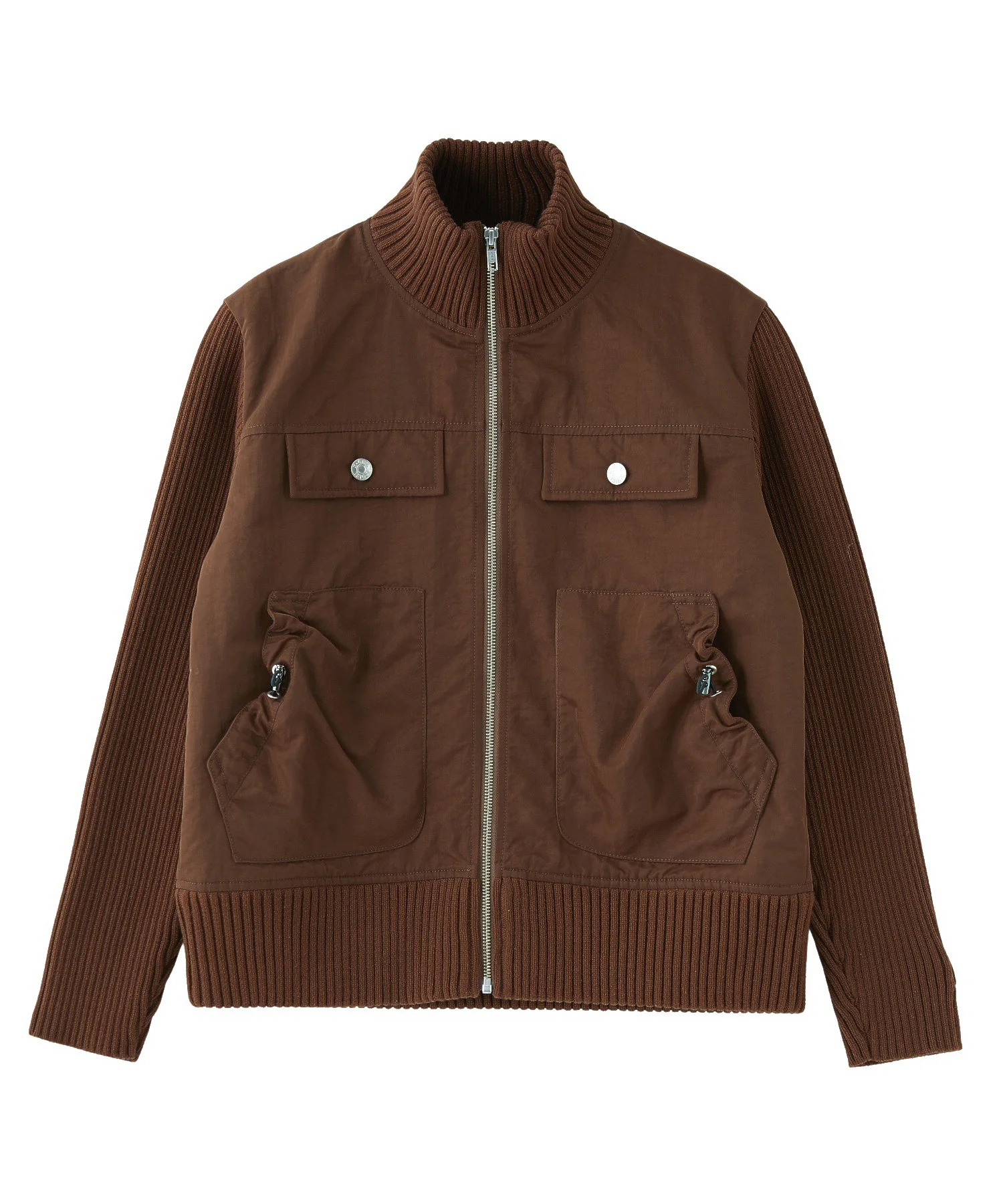 RIBBED SLEEVE WOVEN JACKET - Image 30