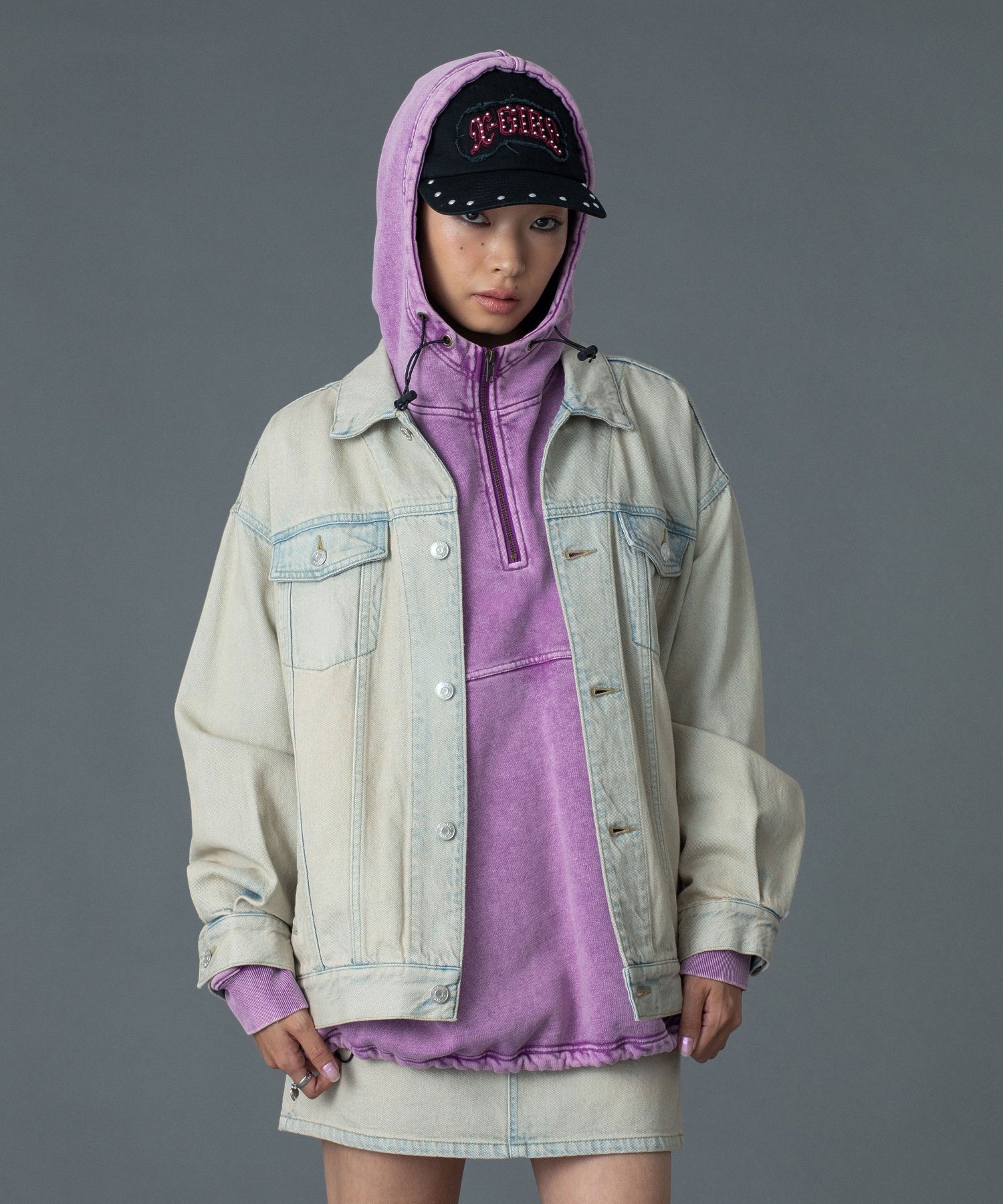 CURSIVE LOGO DENIM JACKET - Image 24