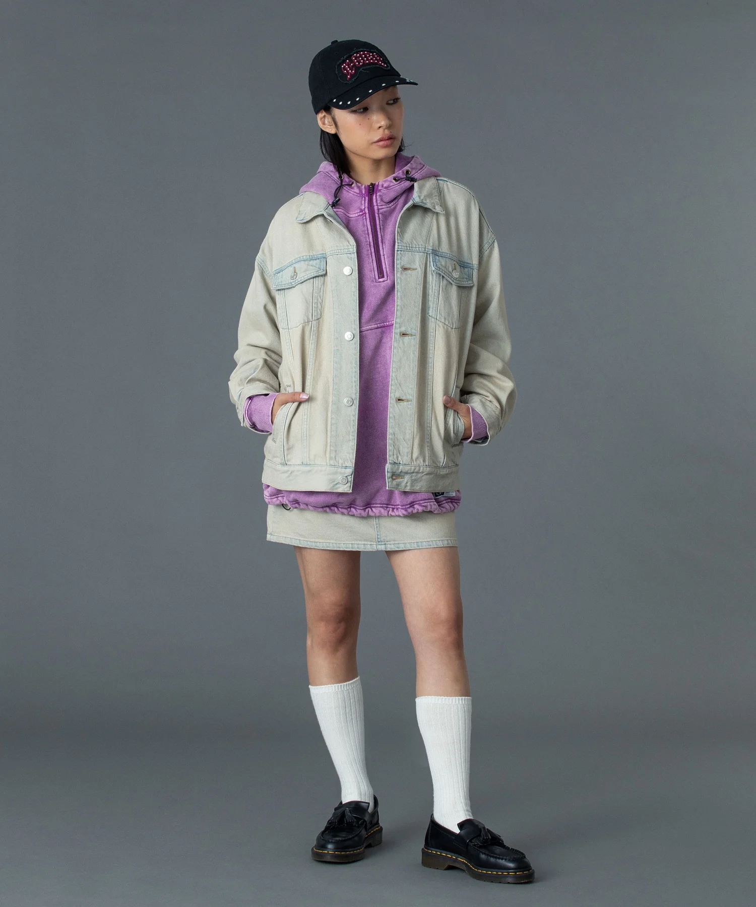 CURSIVE LOGO DENIM JACKET - Image 32