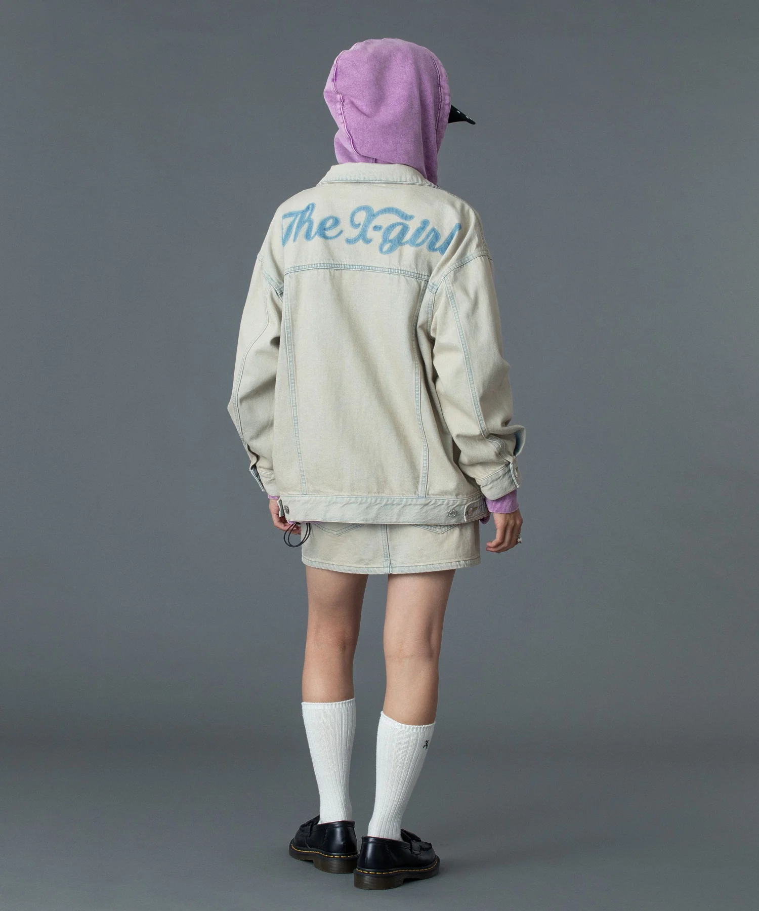 CURSIVE LOGO DENIM JACKET - Image 38