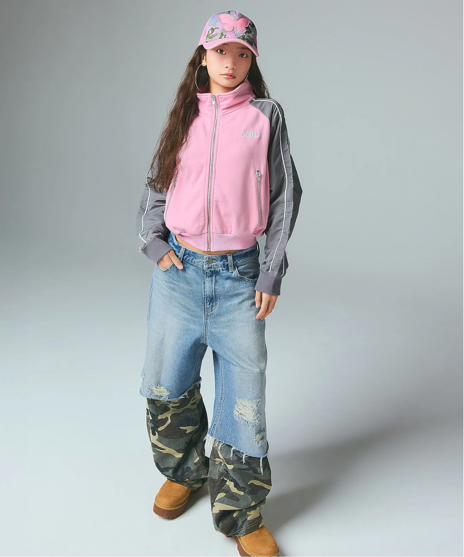 FADED CAMO LAYERED PANTS - Image 14