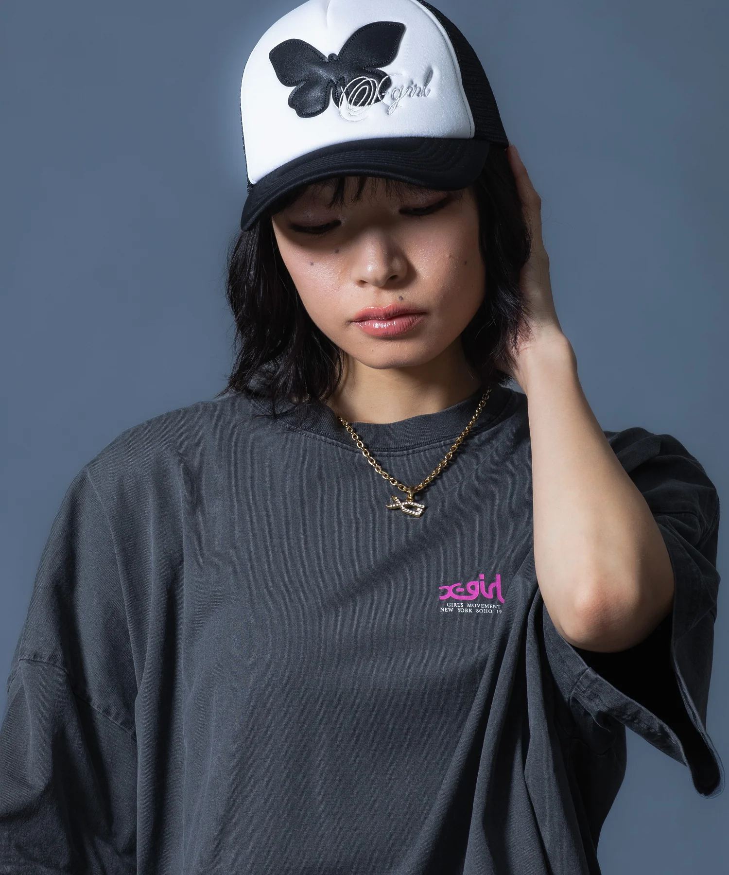 FADED FACE S/S BIG TEE DRESS - Image 10