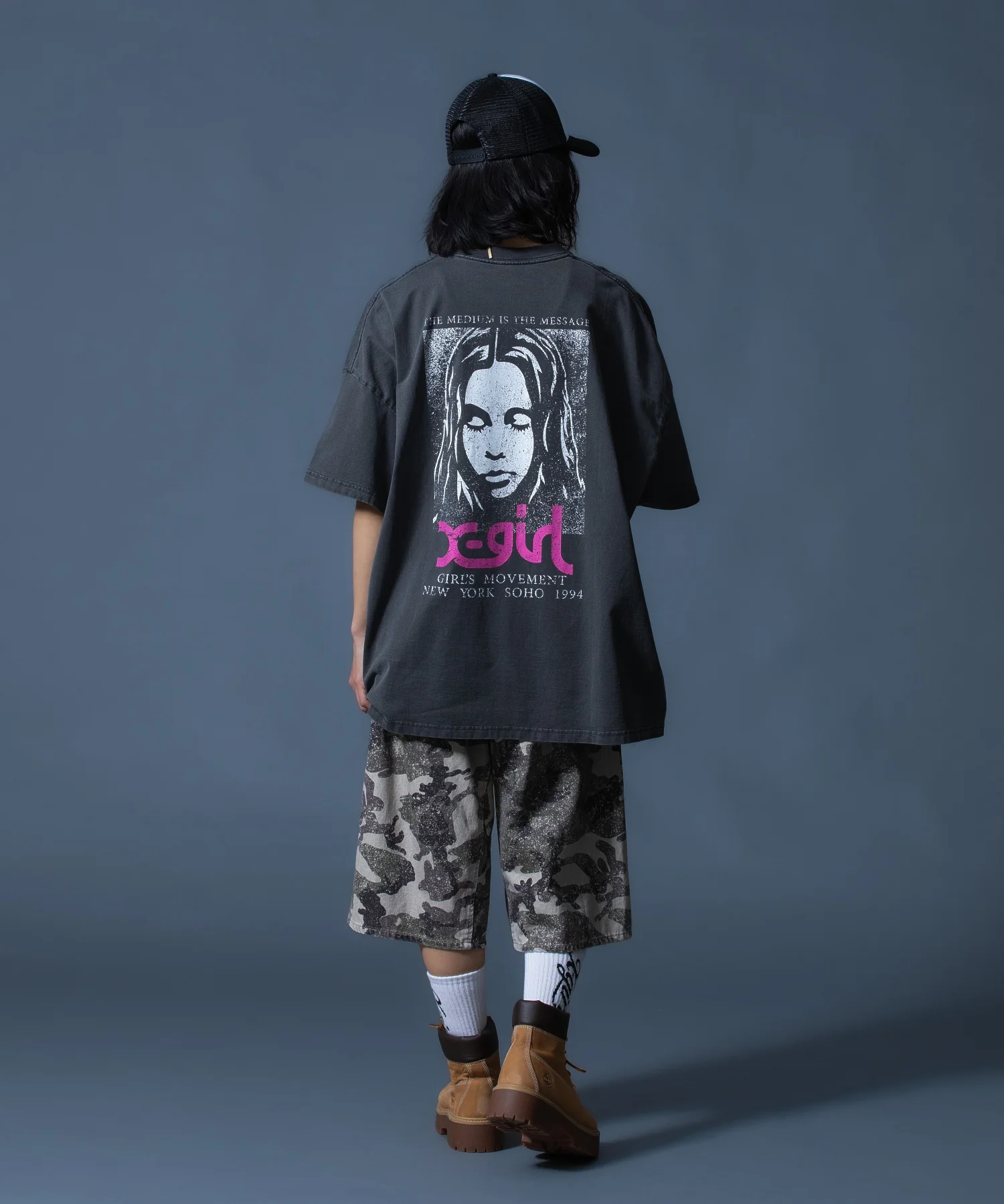 FADED FACE S/S BIG TEE DRESS - Image 16