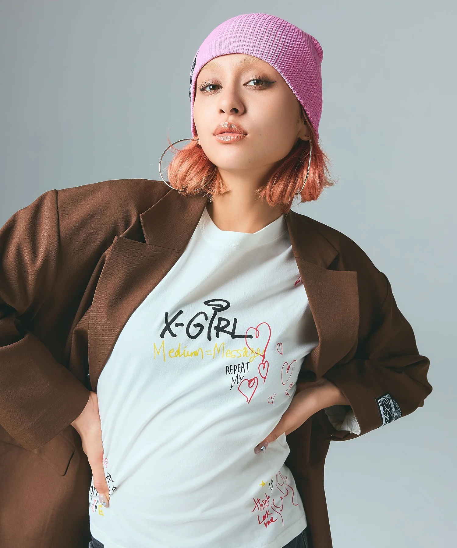 FACE LABEL BEANIE - Image 2