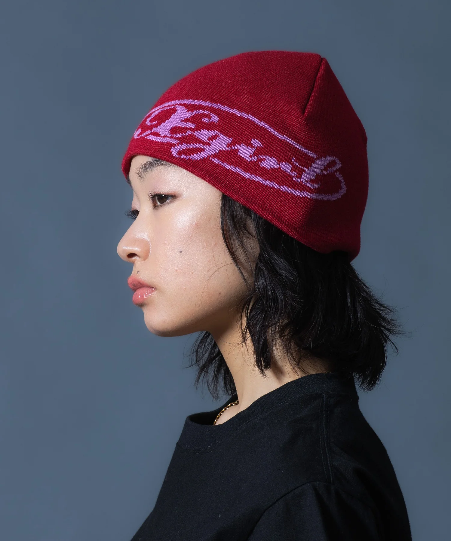 DIAGONAL OVAL LOGO JACQUARD BEANIE - Image 31