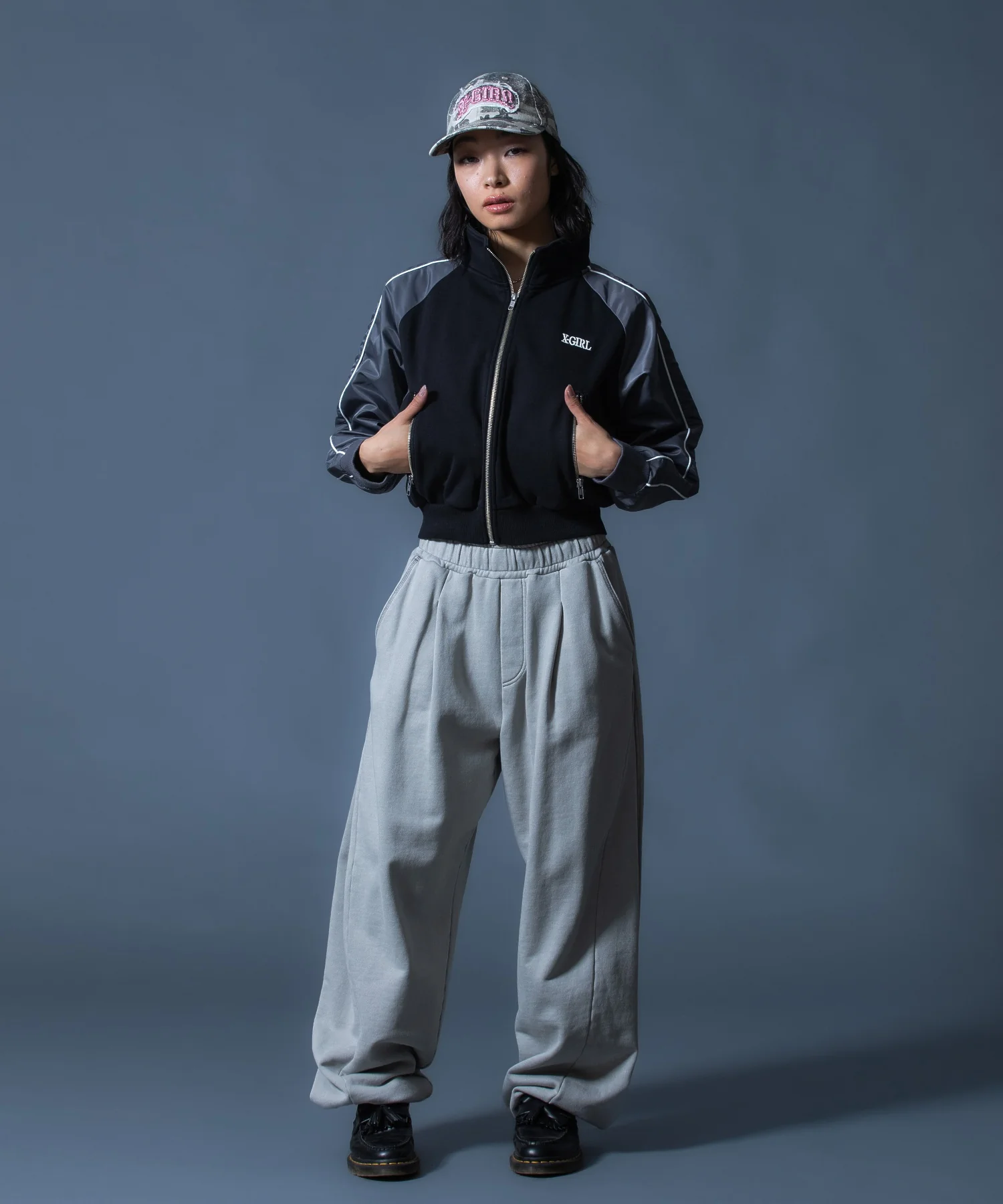 STUDDED LOGO PATCH 6PANEL CAP - Image 14