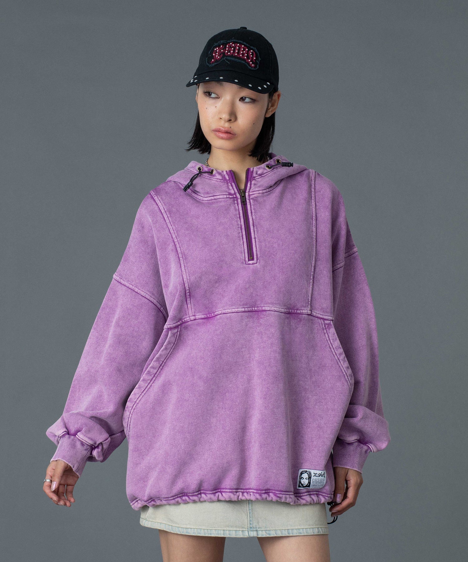 STUDDED LOGO PATCH 6PANEL CAP - Image 23