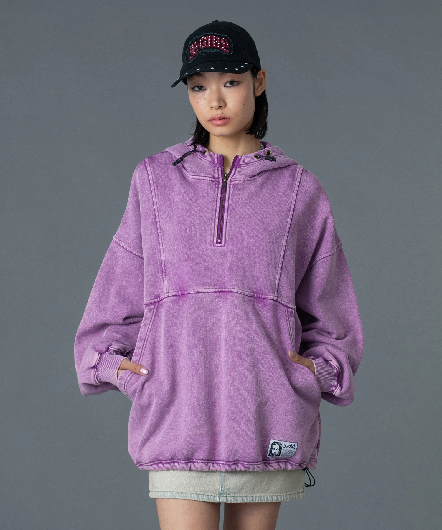 STUDDED LOGO PATCH 6PANEL CAP - Image 24