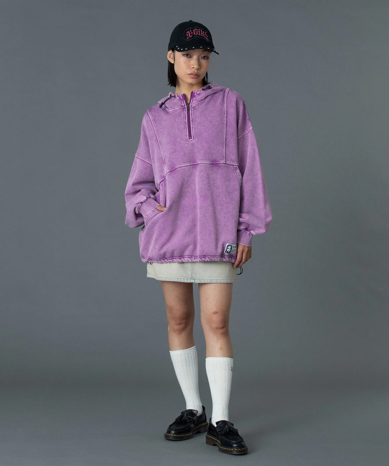 STUDDED LOGO PATCH 6PANEL CAP - Image 31