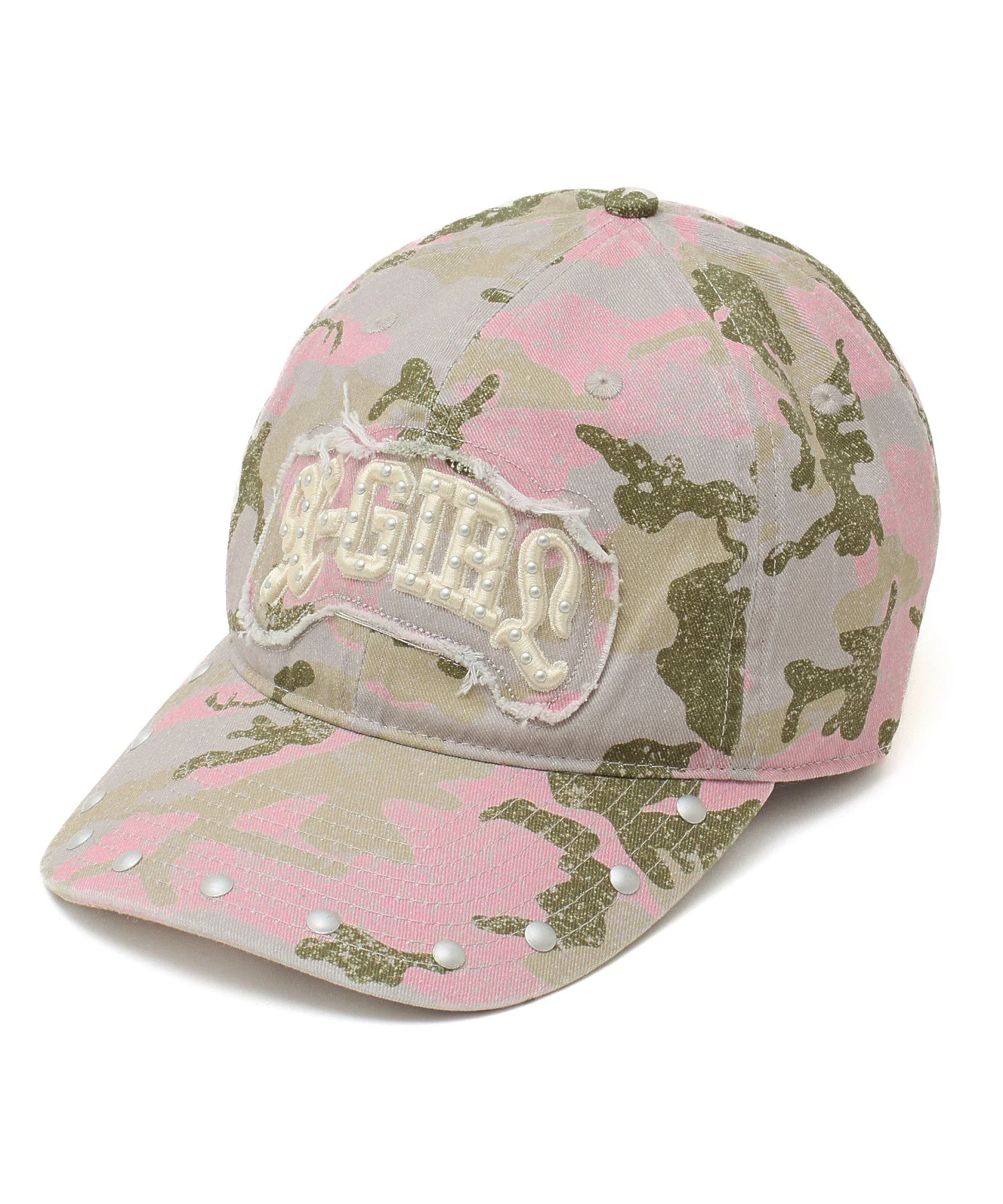 STUDDED LOGO PATCH 6PANEL CAP - Image 53