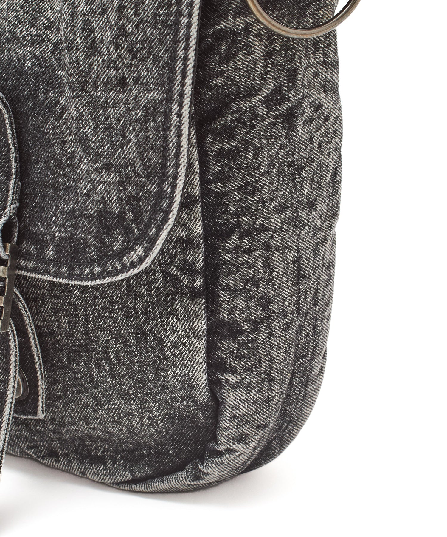SCRIPT LOGO DENIM SHOULDER BAG - Image 10