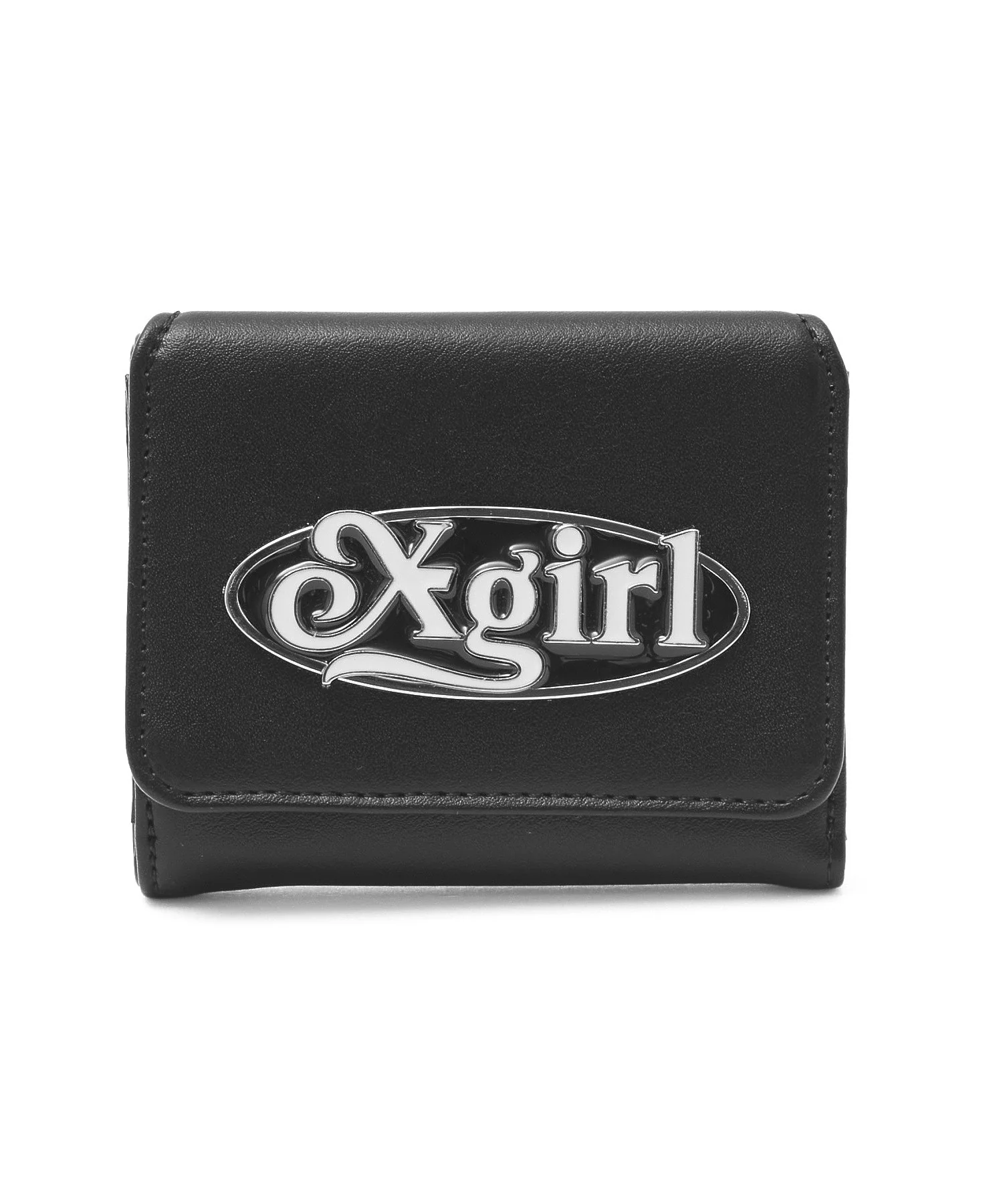 OVAL LOGO CLASP FAUX LEATHER MINI WALLET - Image 11