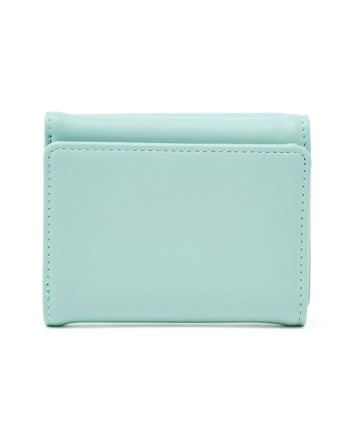 OVAL LOGO CLASP FAUX LEATHER MINI WALLET - Image 4