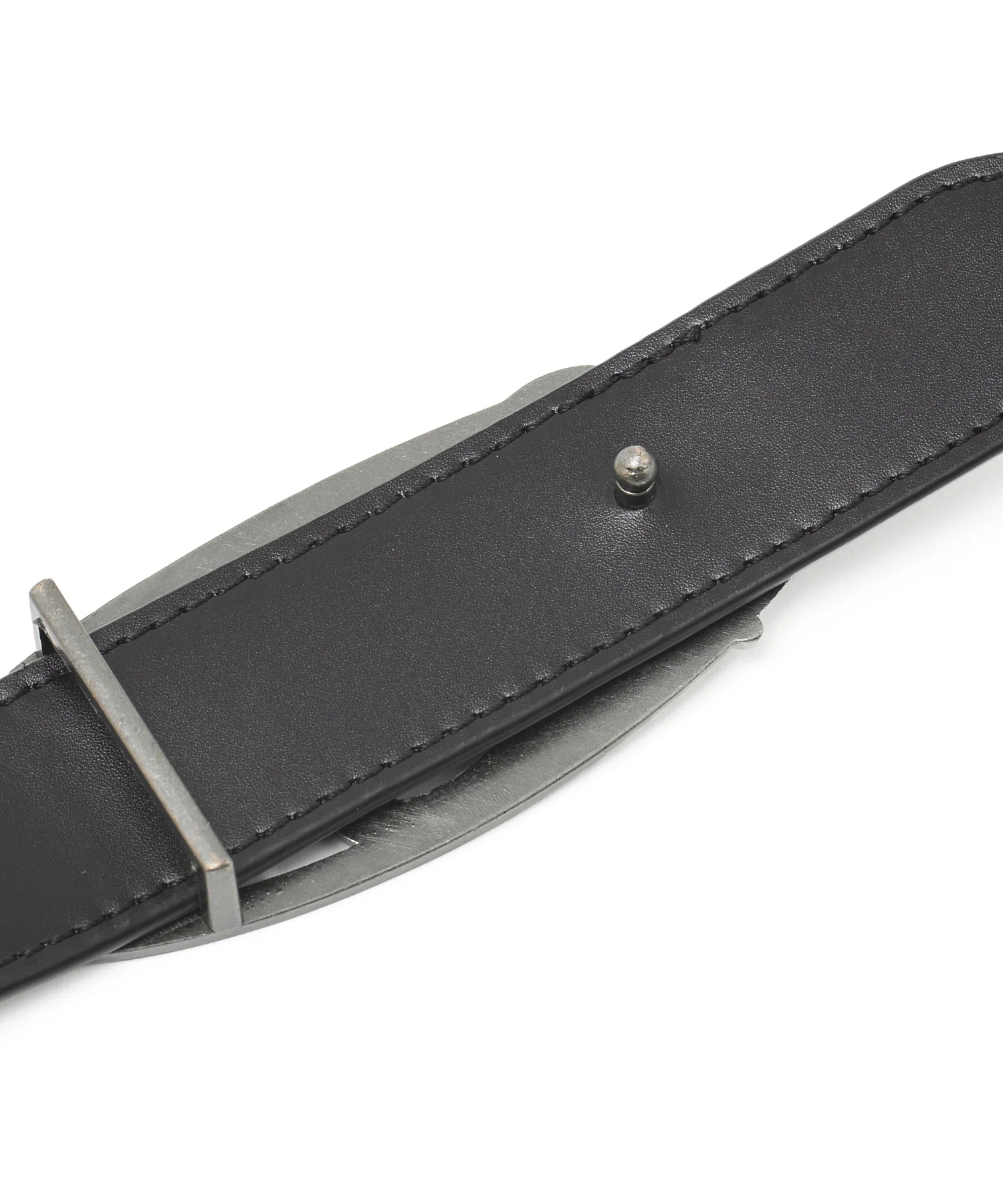 OVAL LOGO CLASP FAUX LEATHER BELT - Image 8