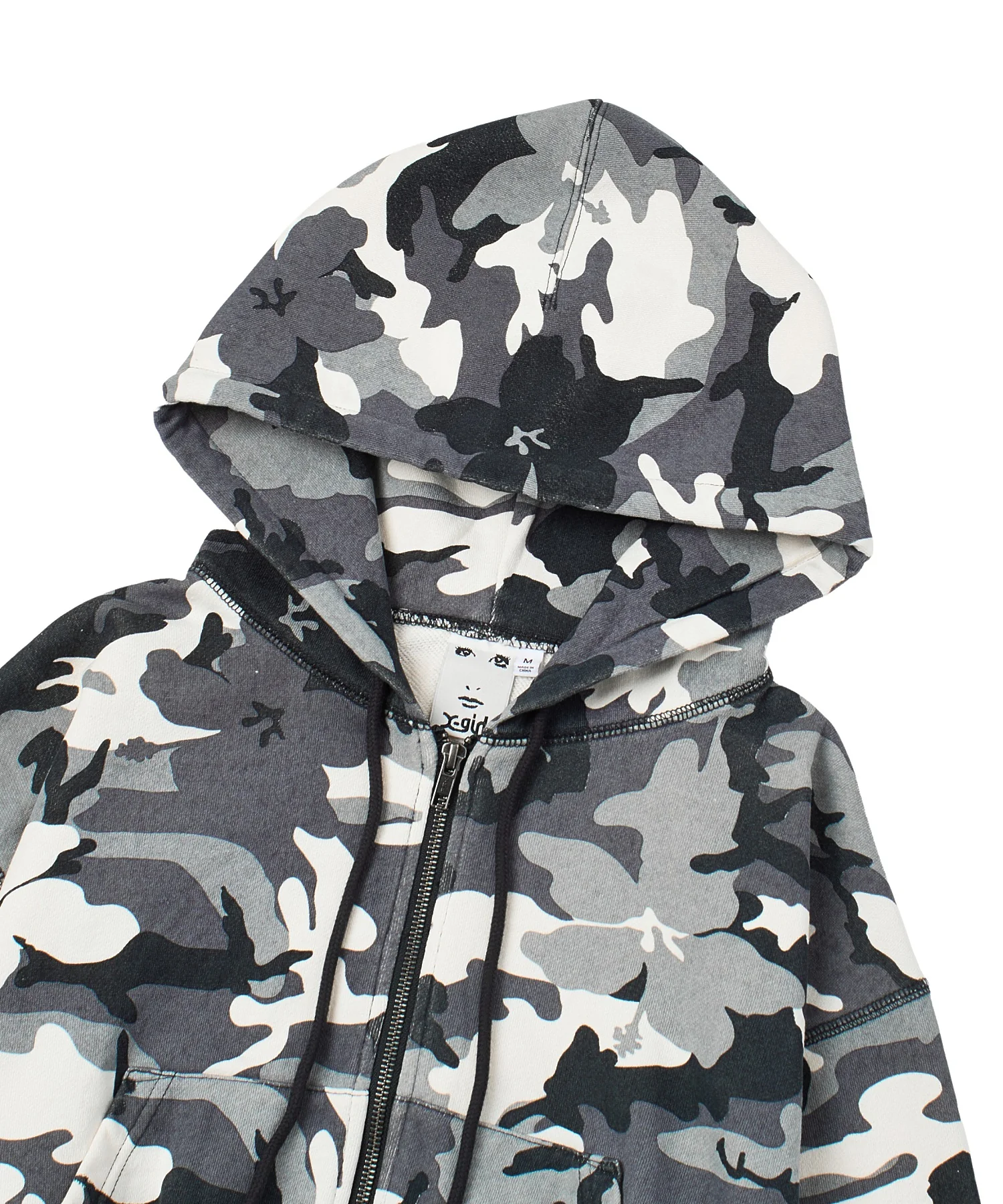HIBISCUS CAMOUFLAGE ZIP UP SWEAT HOODIE - Image 32