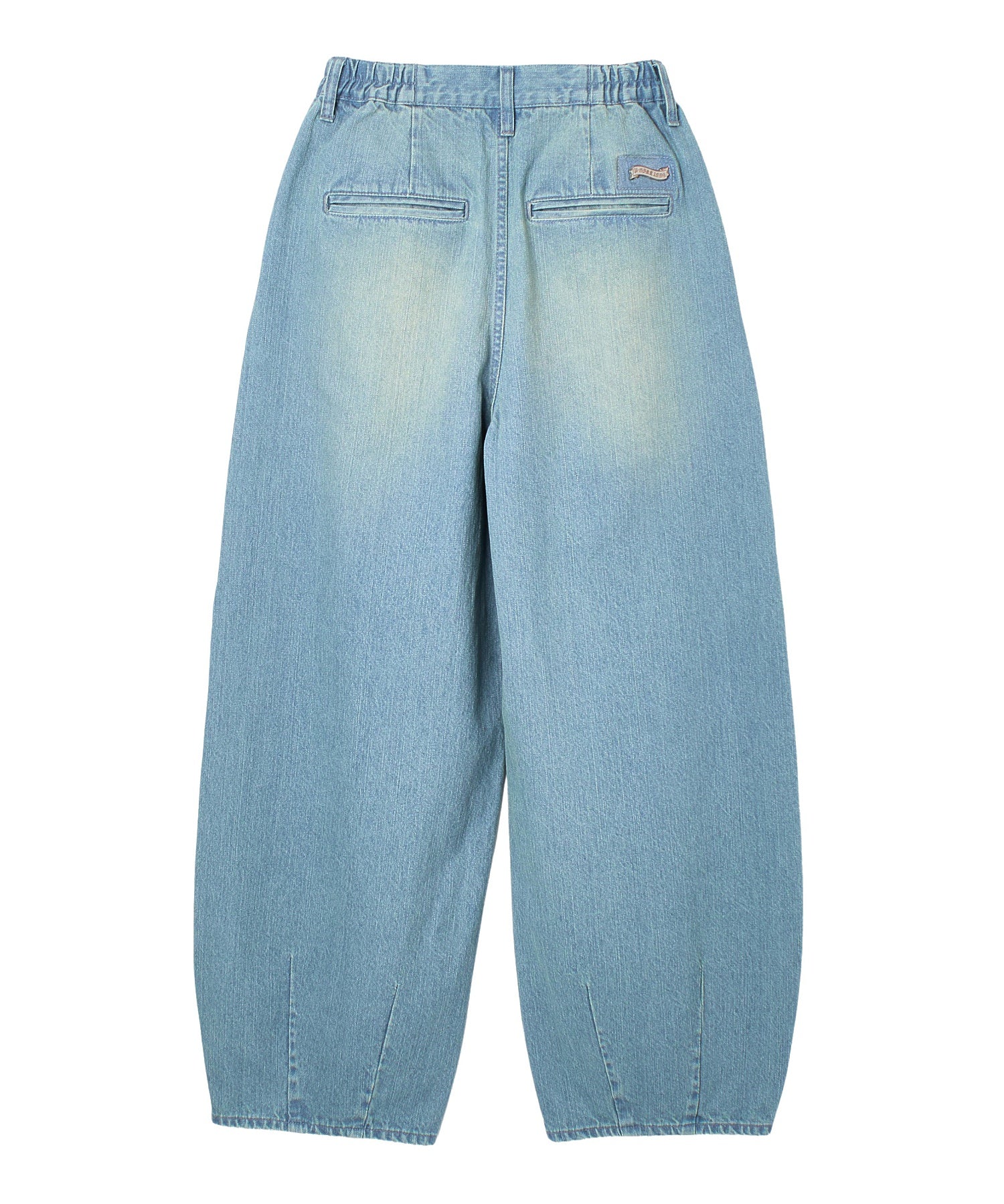 TUCK WIDE LEG DENIM PANTS - Image 16