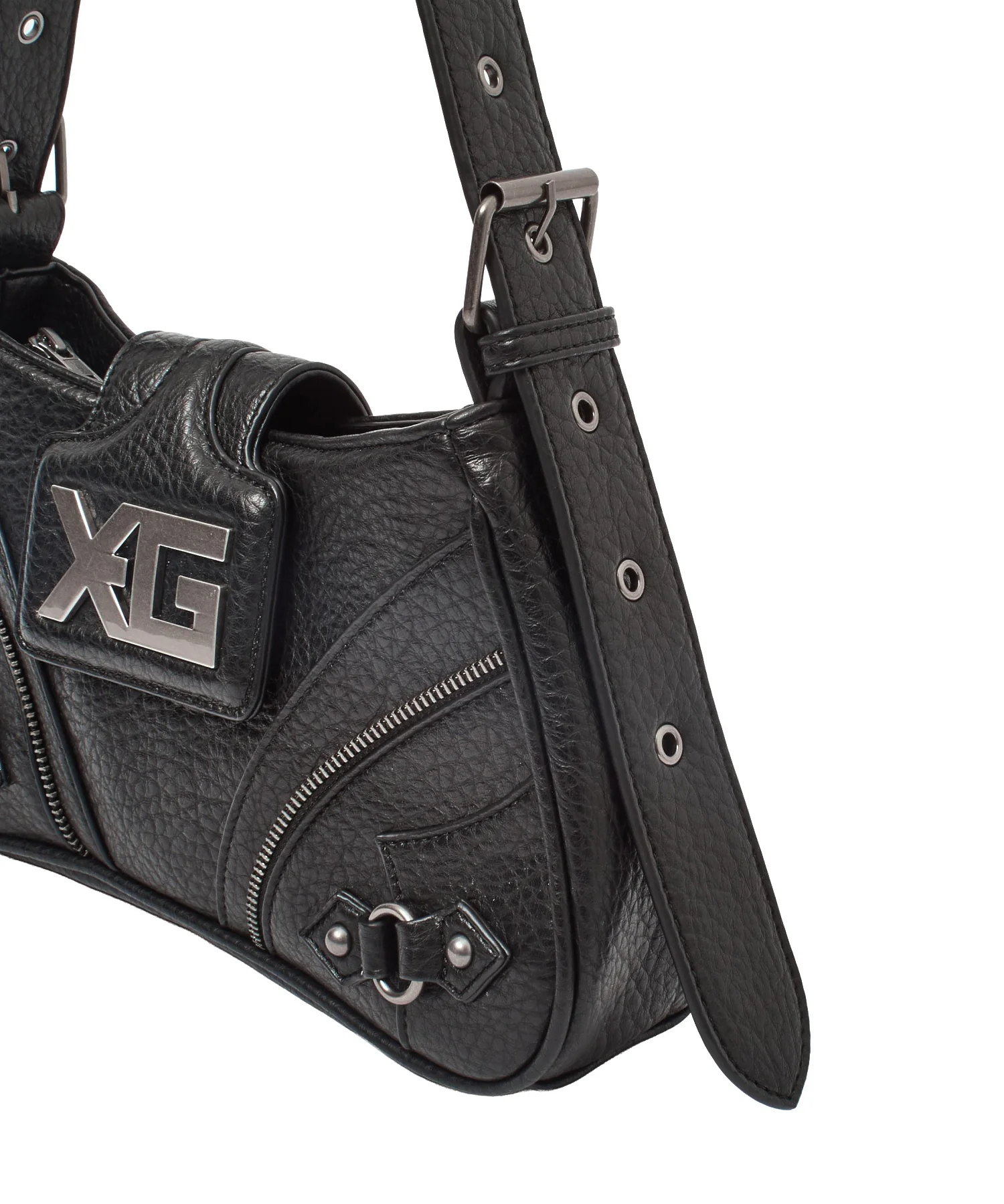 XG EMBLEM BUCKLE PANELED SHOULDER BAG - Image 30