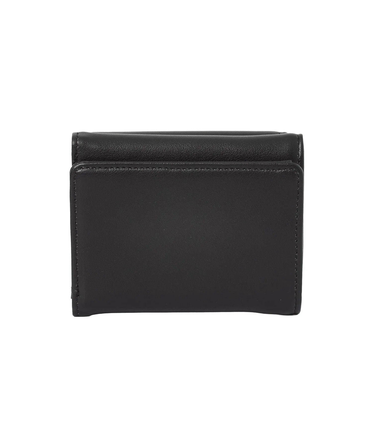 TONAL OVAL LOGO BUCKLE FAUX LEATHER MINI WALLET - Image 4