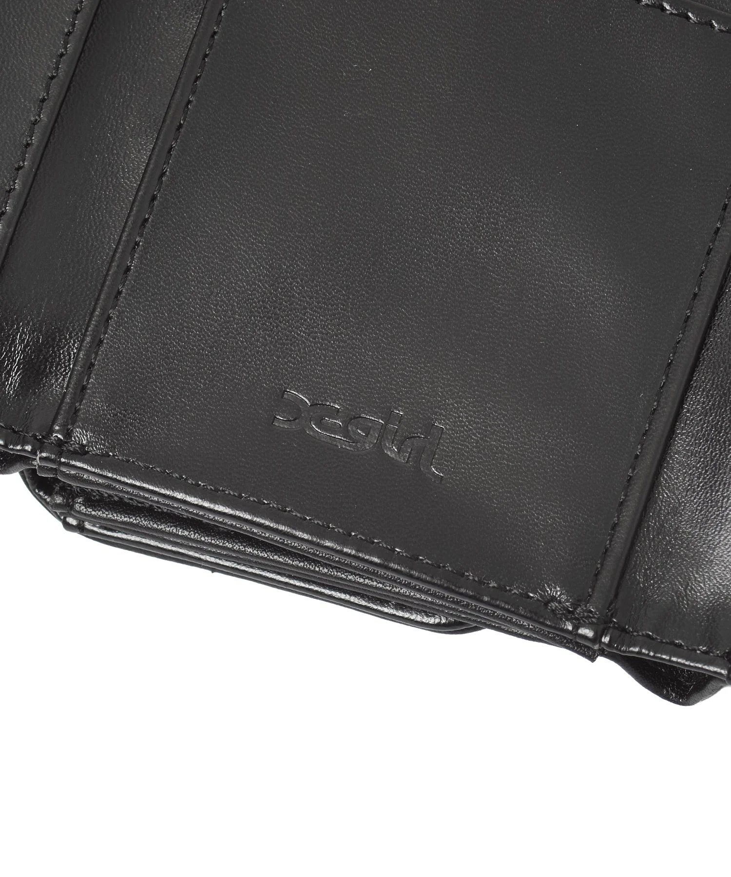 TONAL OVAL LOGO BUCKLE FAUX LEATHER MINI WALLET - Image 9