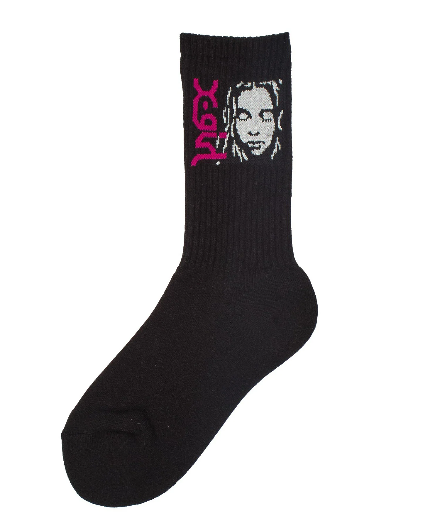 SIDE LOGO FACE RIBBED SOCKS - Image 10