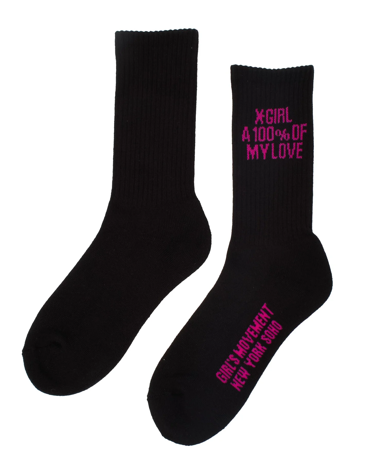 HEAVY BLOCK LOGO RIBBED SOCKS - Image 4