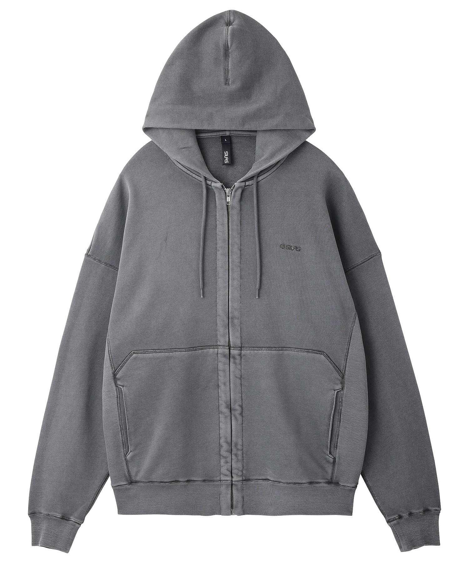 PIGMENT DYED SWEAT HOODIE SILAS - Image 9