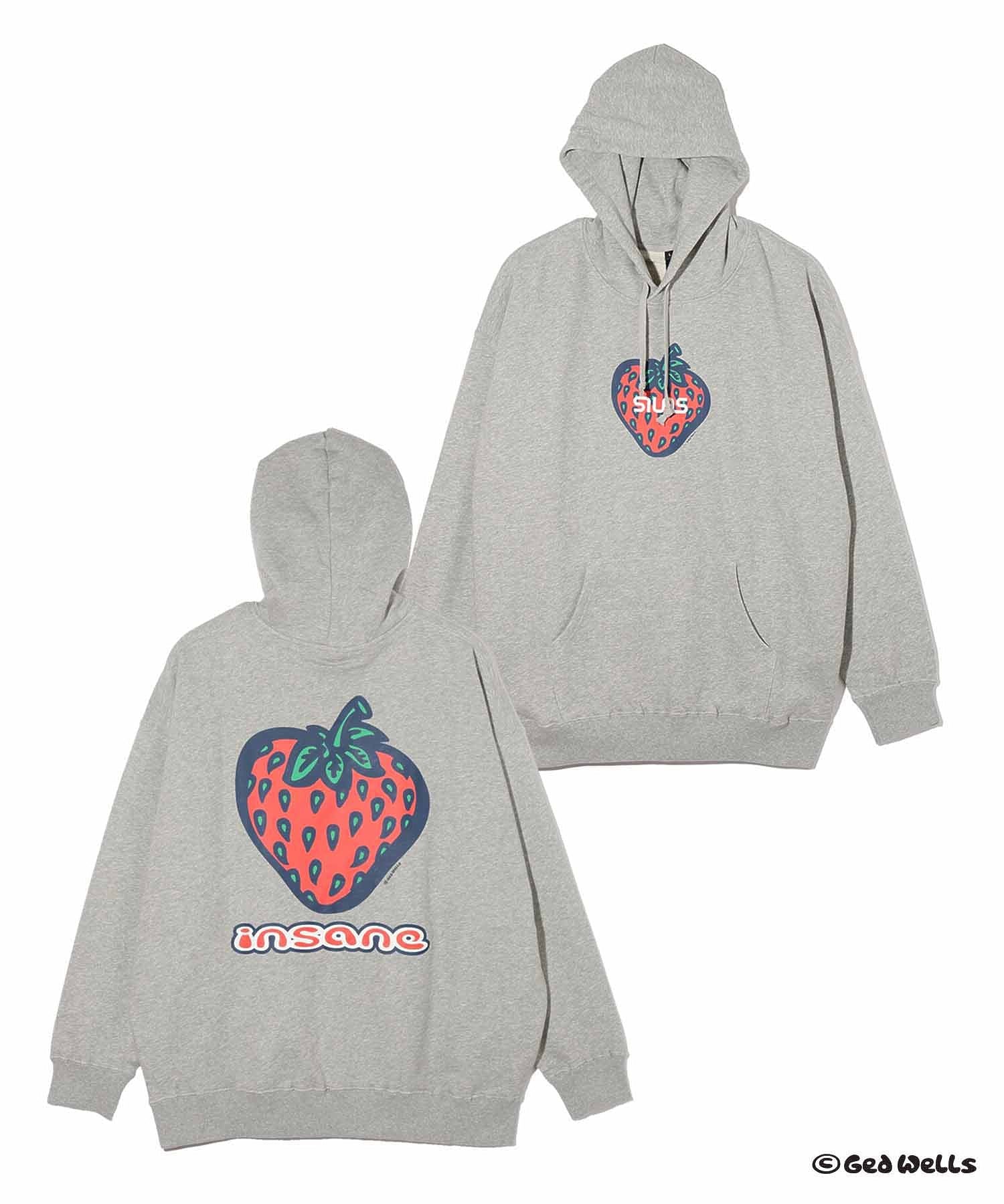 SILAS×INSANE  STRAWBERRY SWEAT HOODIE - Image 22