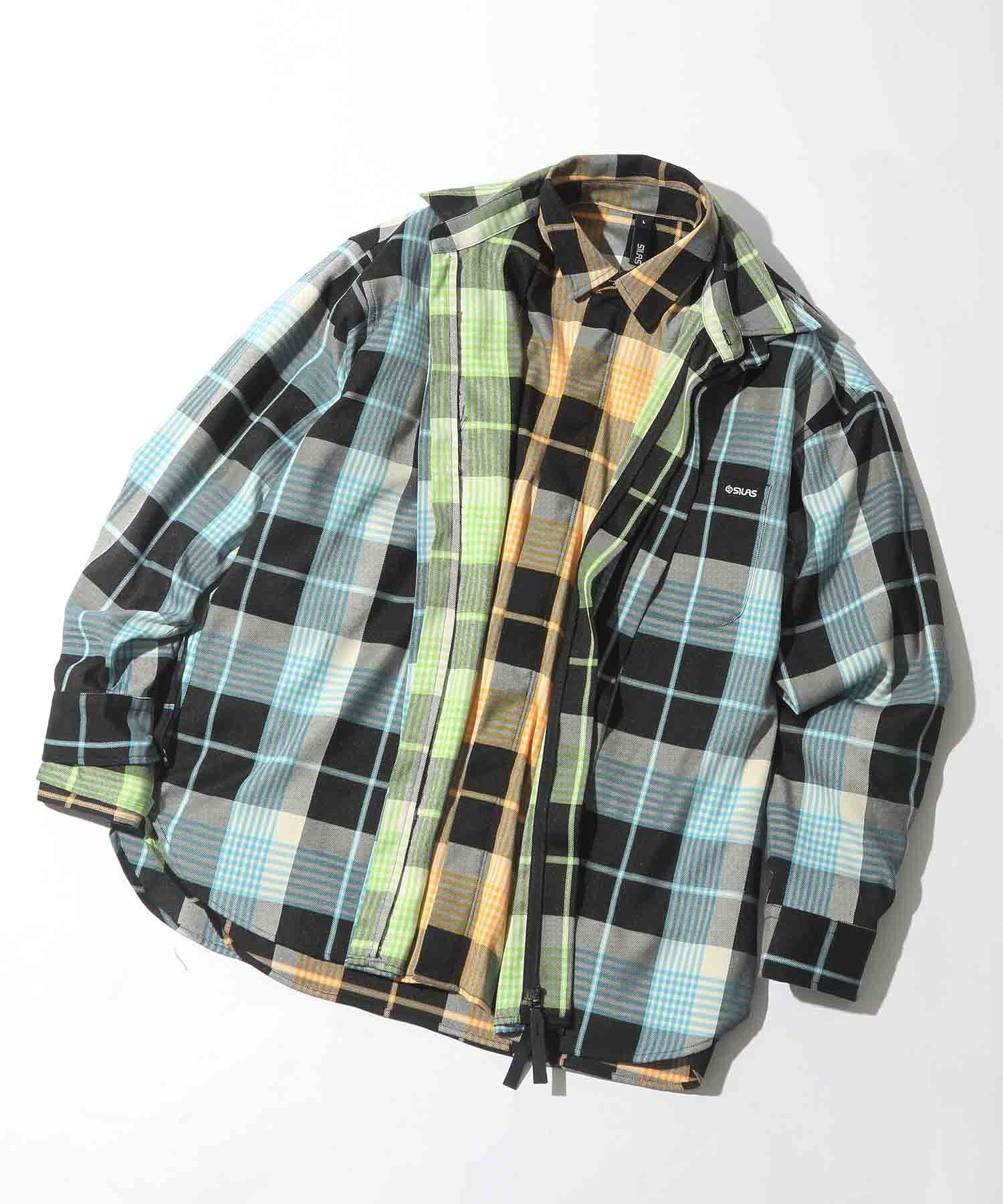 PLAID FULL ZIP L/S SHIRT SILAS - Image 21