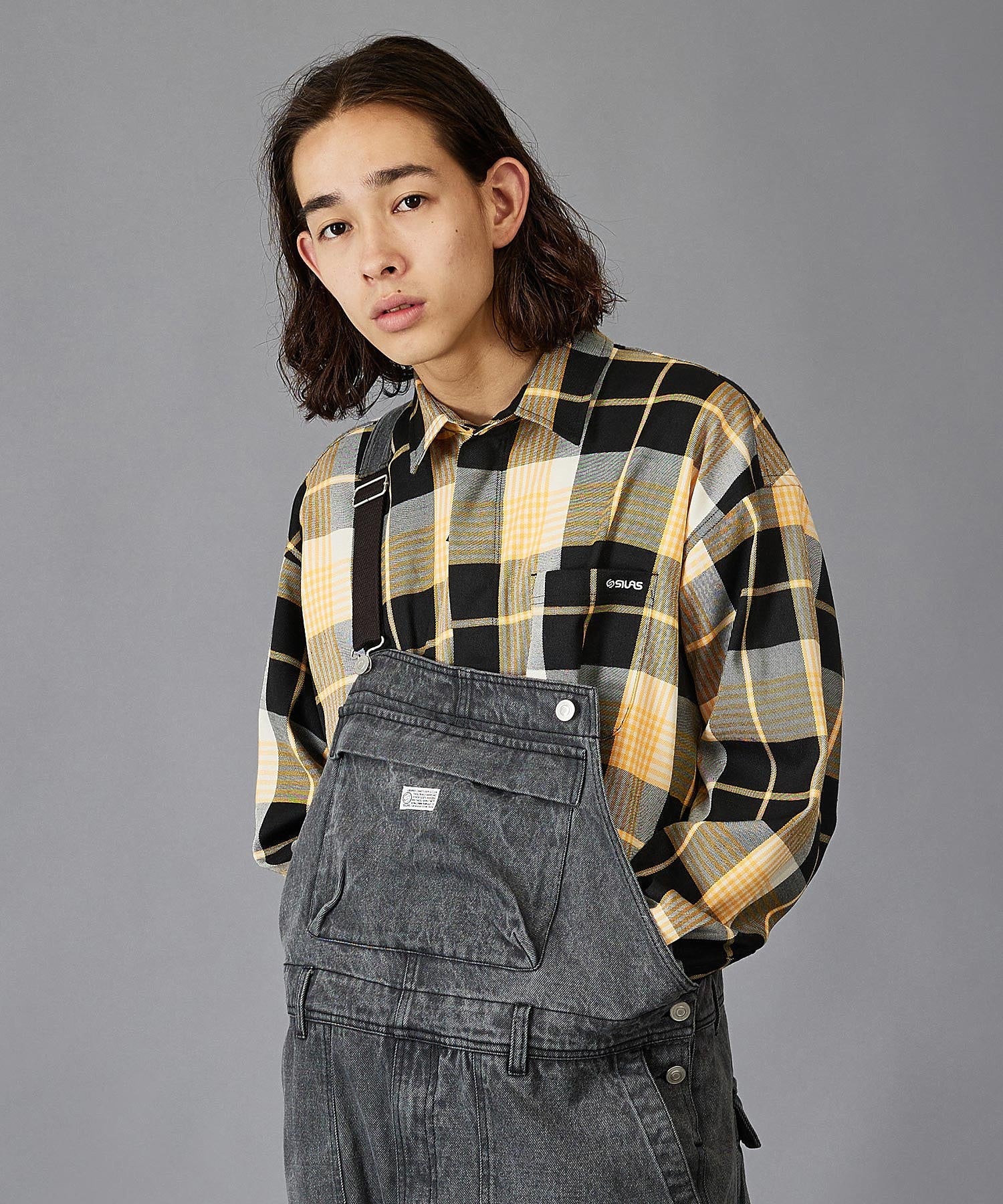 PLAID FULL ZIP L/S SHIRT SILAS - Image 3